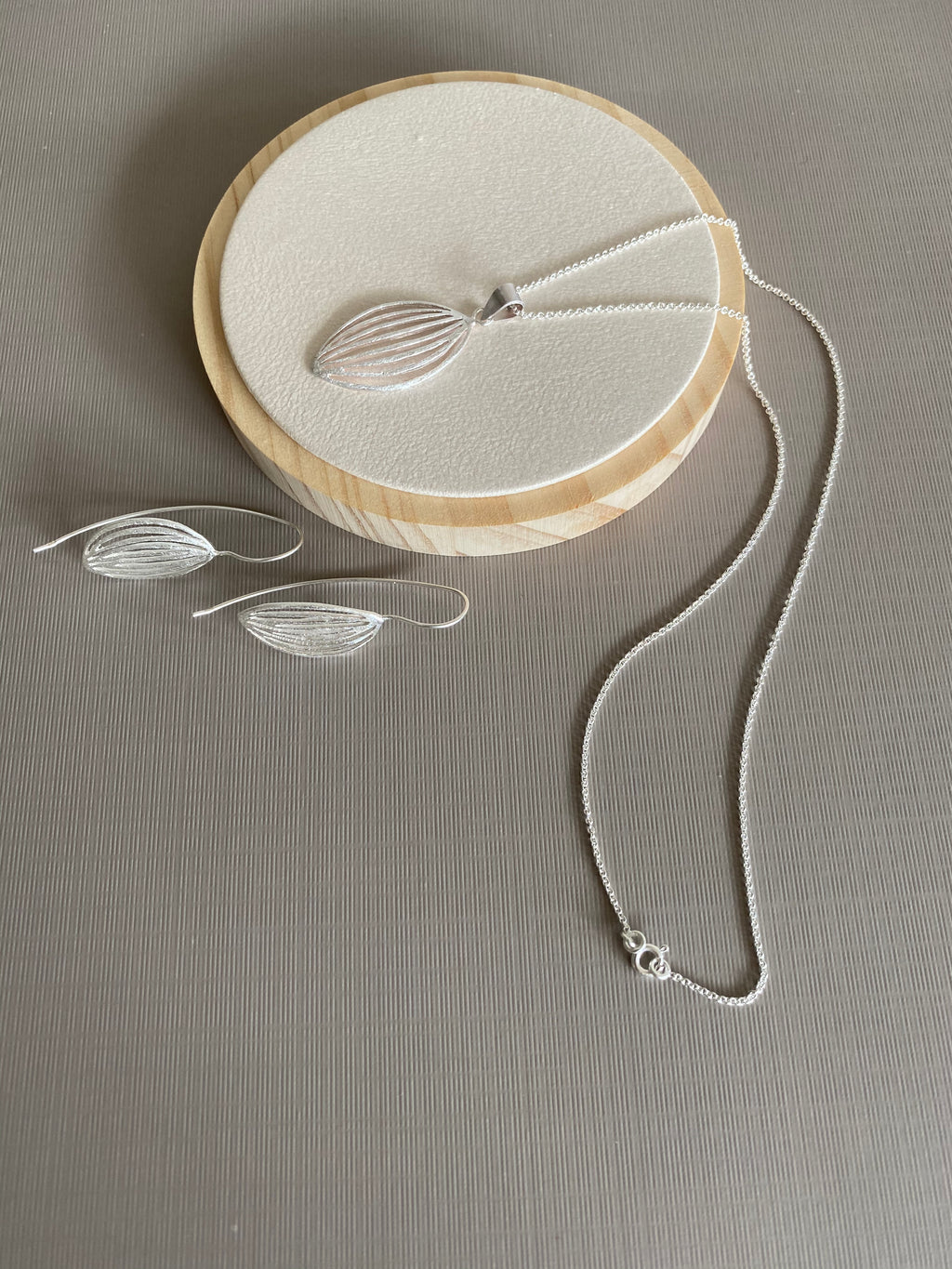 Silver Leaf Earrings