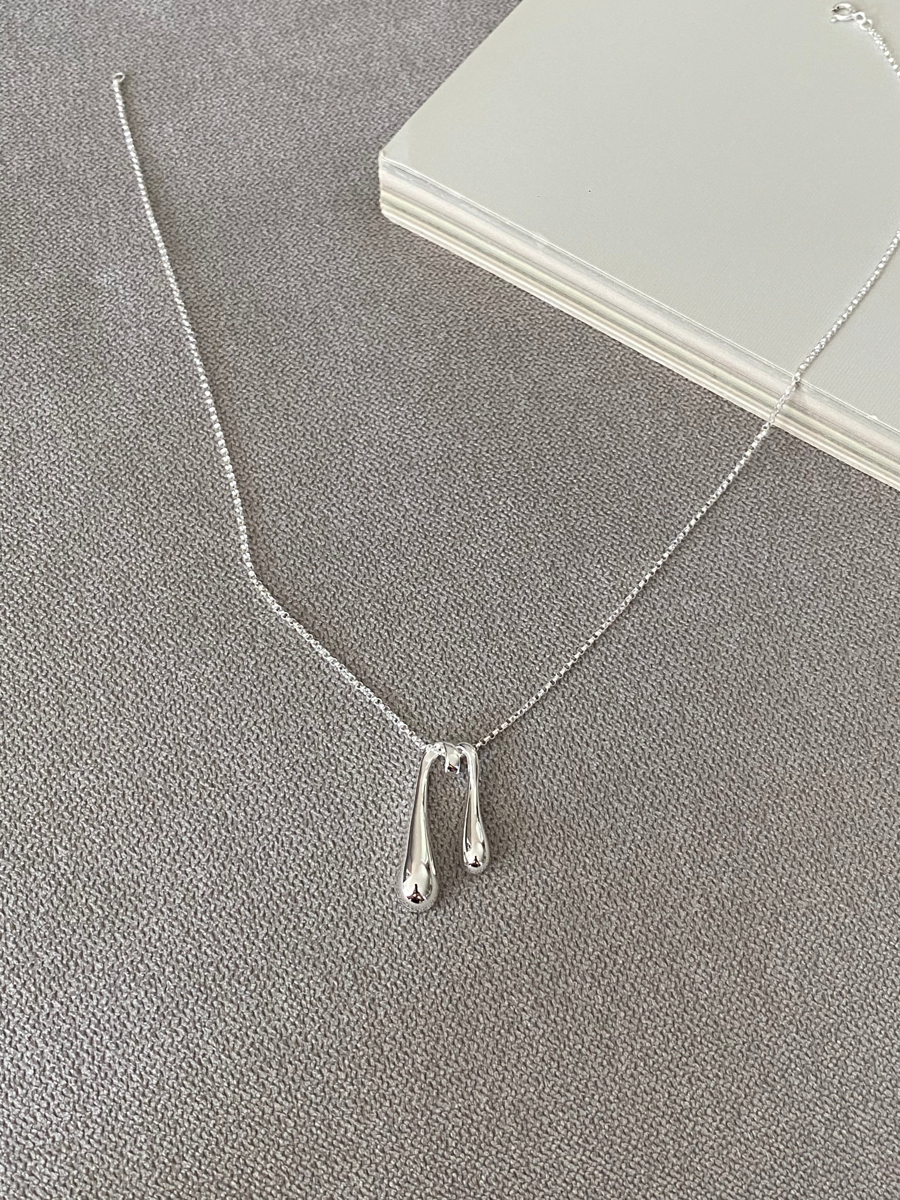 Twin Drop Necklace