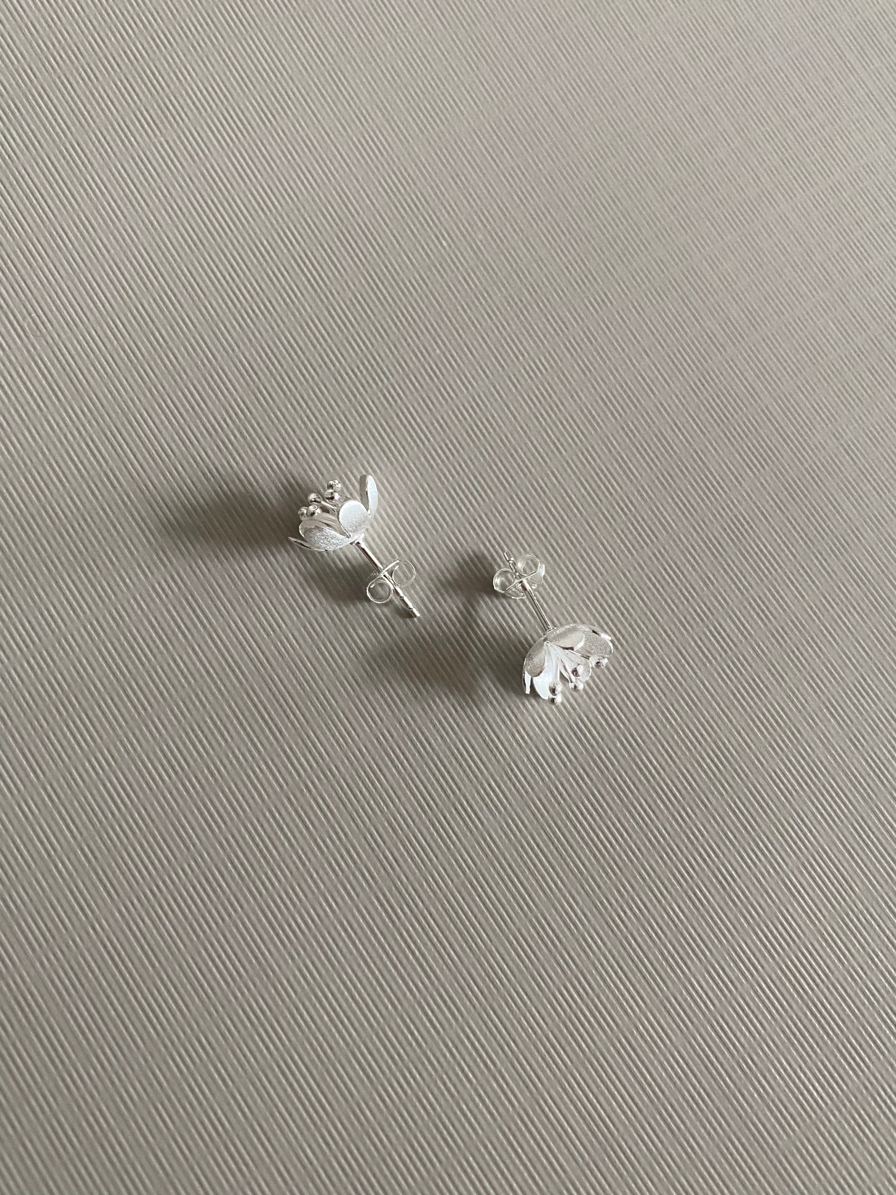Matte Bloom Stud Earrings