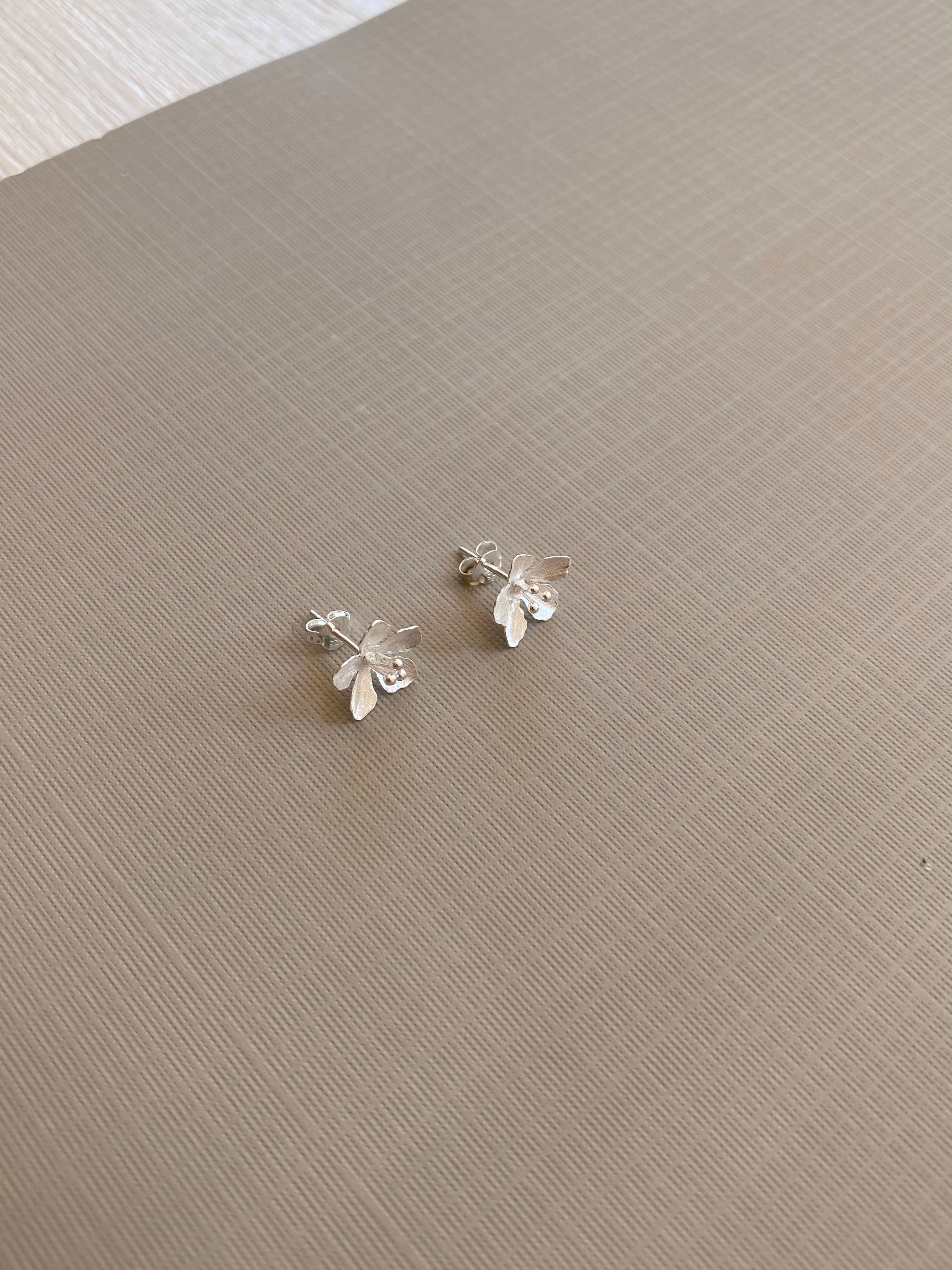 Matte Petal Stud Earrings