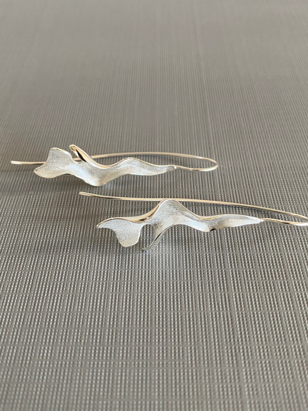 Silver Twist Earrings