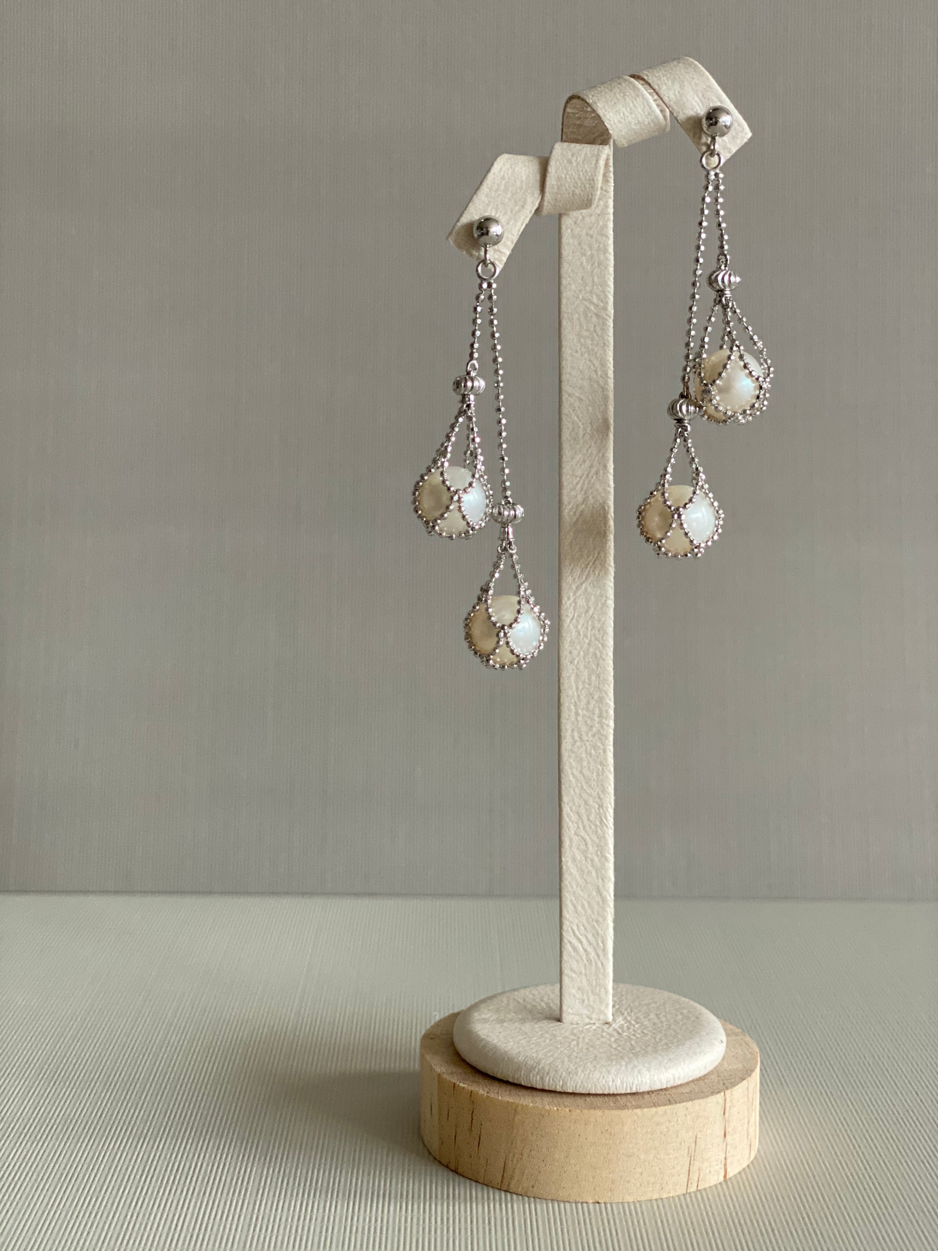 Pearl Weave Earrings