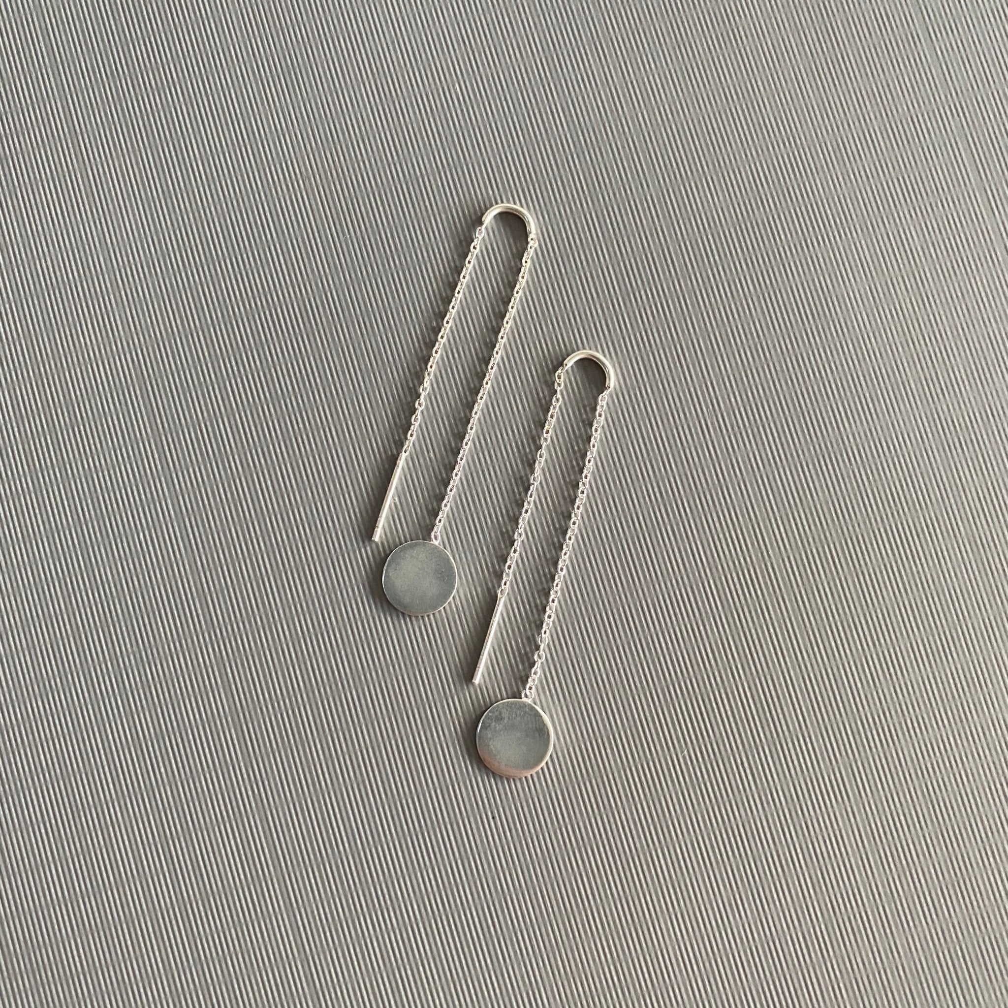 Dot Threader Earrings