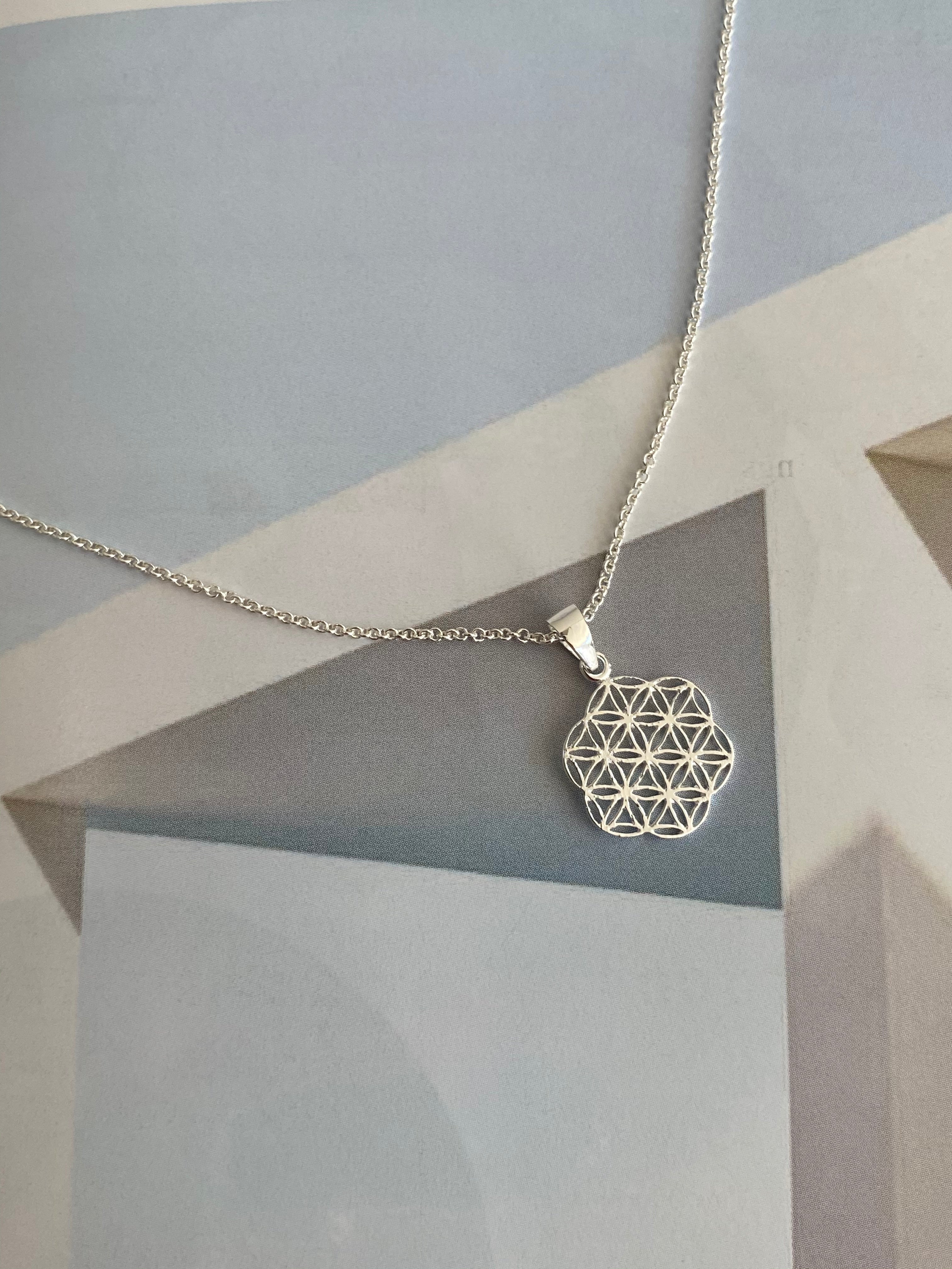 Silver Geometry Necklace