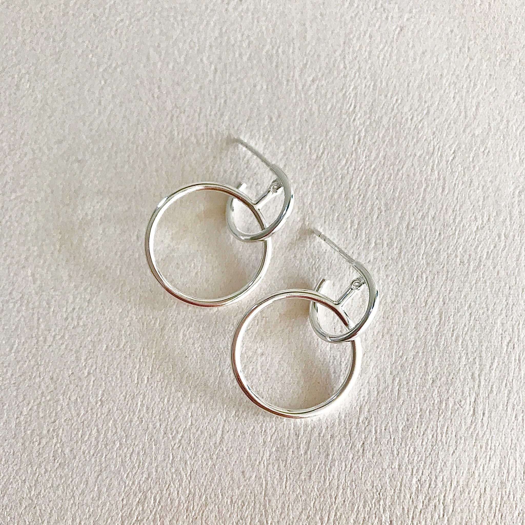 Interlocked Hoops Earrings