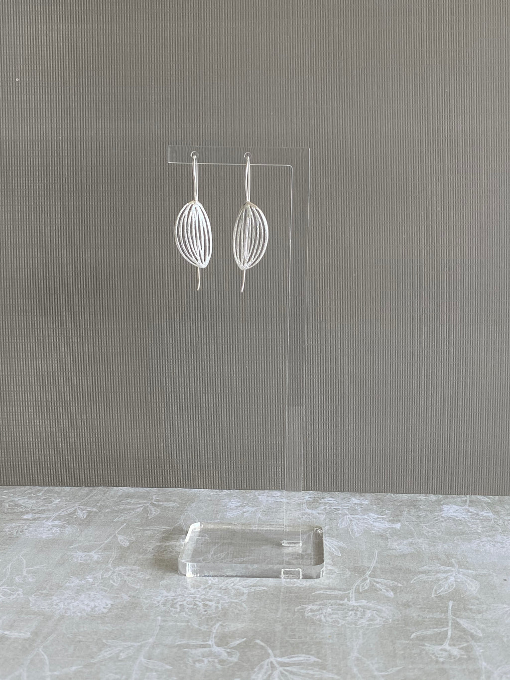 Silver Leaf Earrings