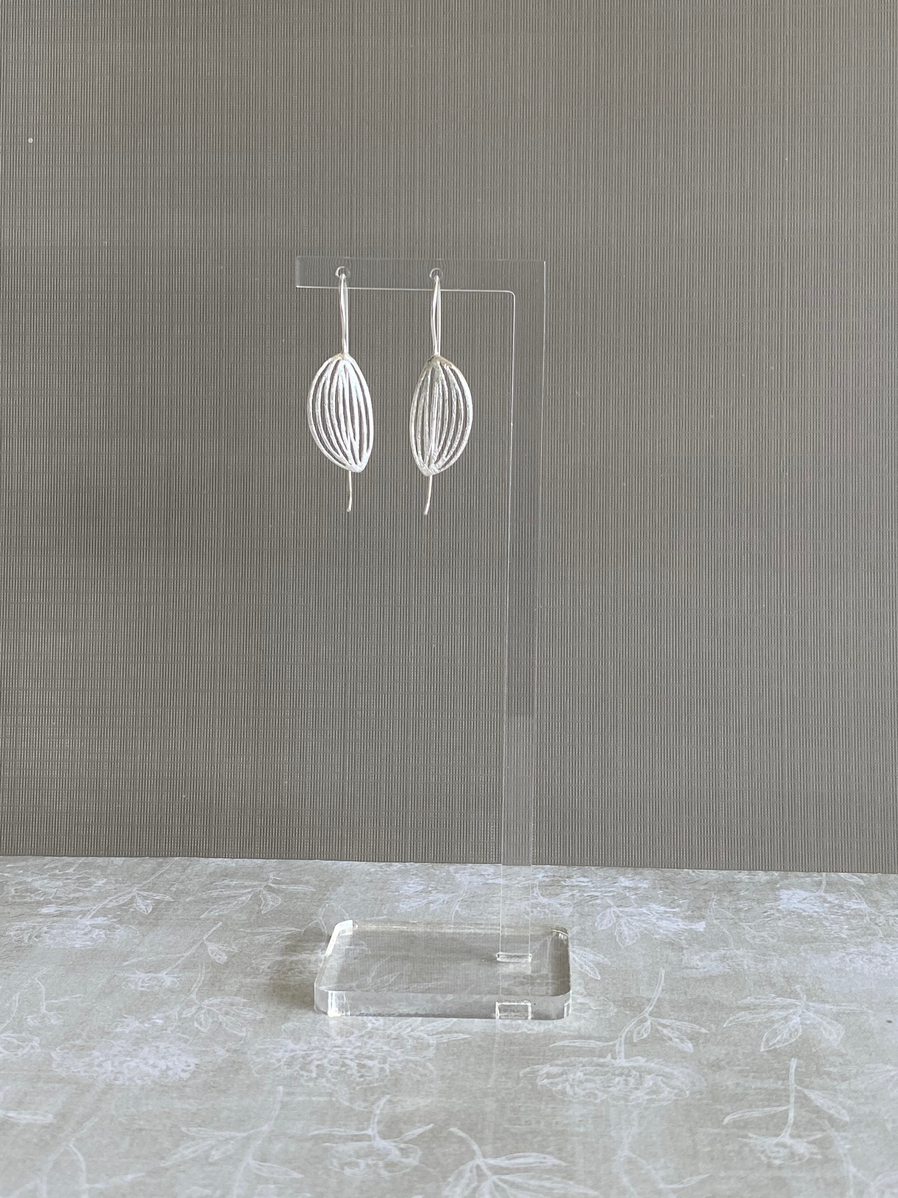 Silver Leaf Earrings