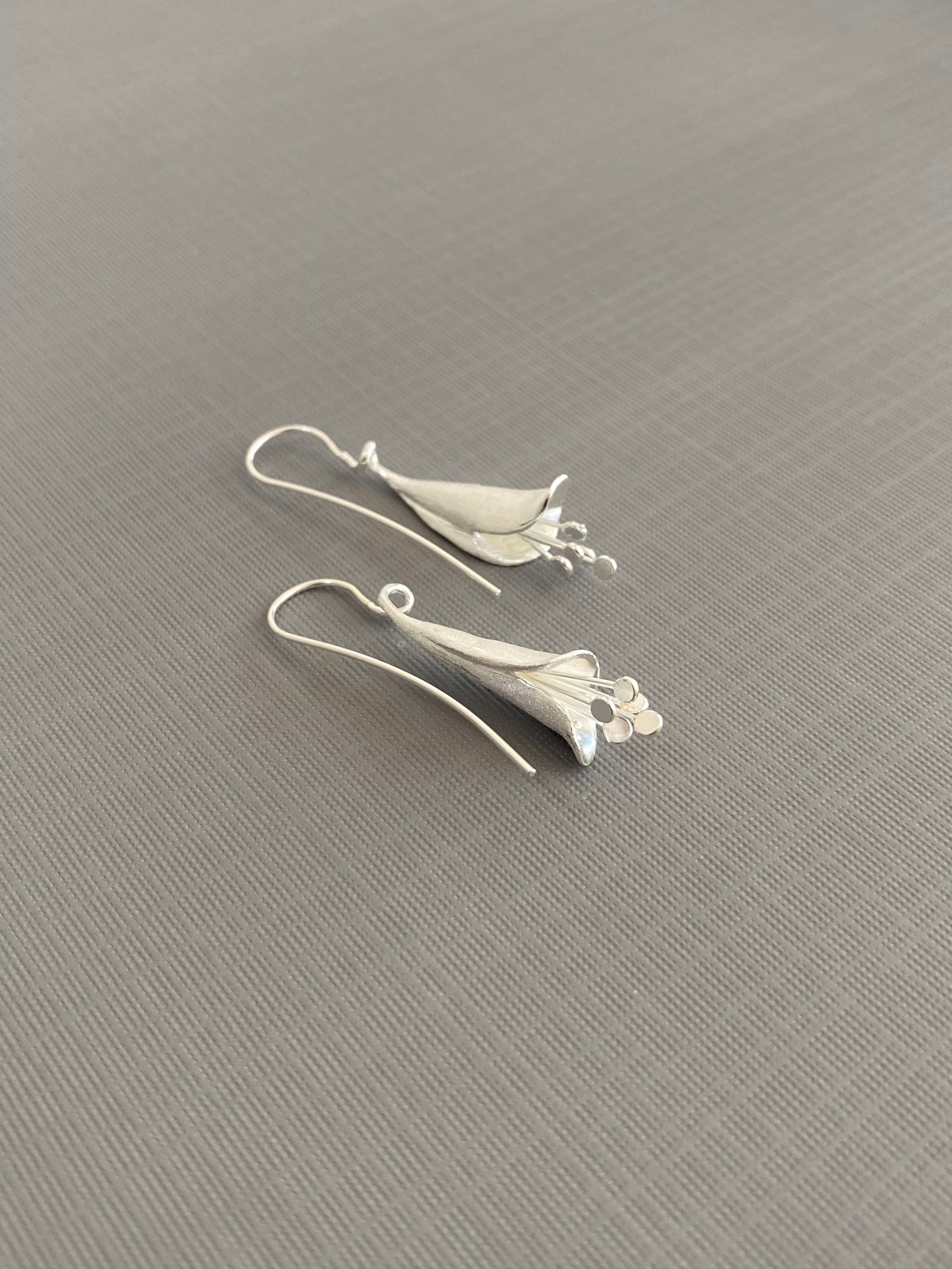 Matte Bud Hook Earrings