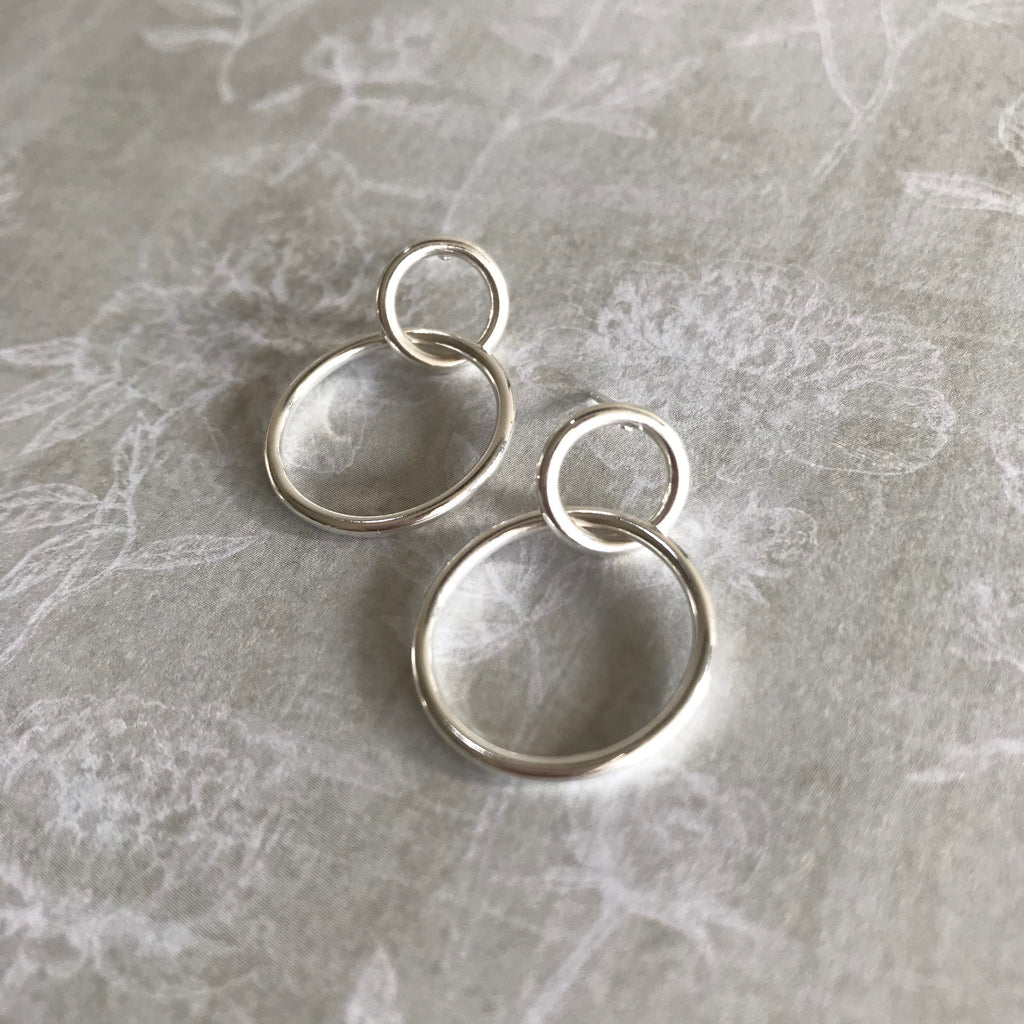 Double Circle Earrings
