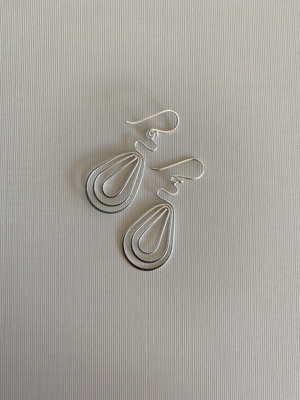 Teardrop Loop Earrings
