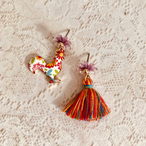 Cock & Dress Earrings
