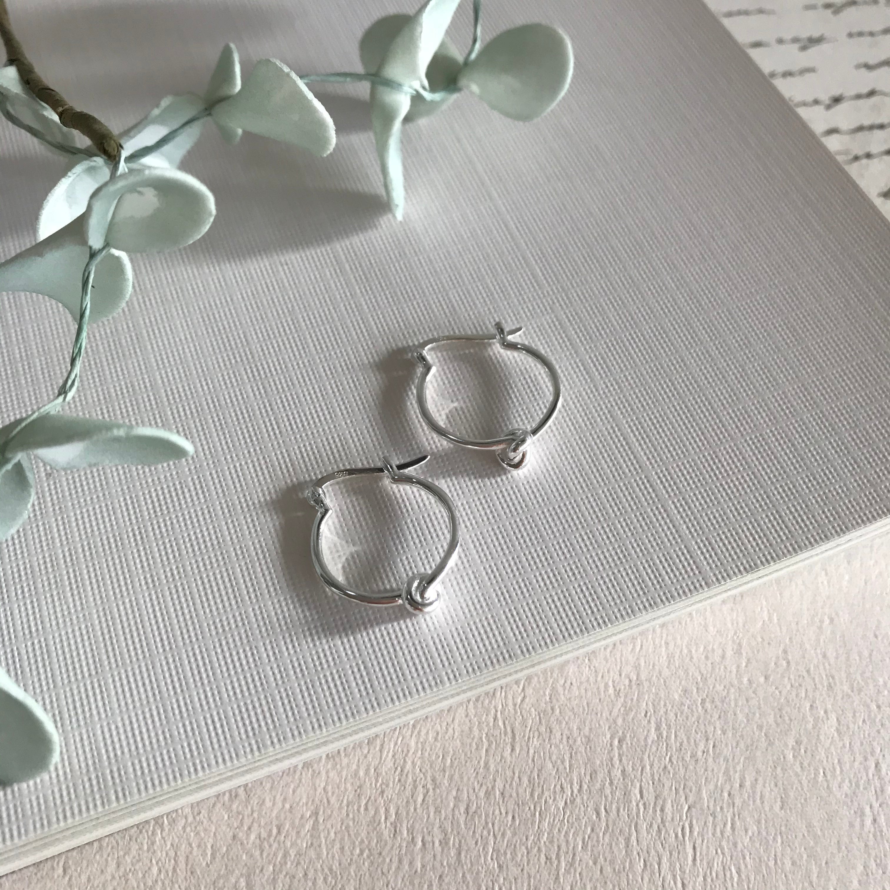 Circular Love Knot Earrings