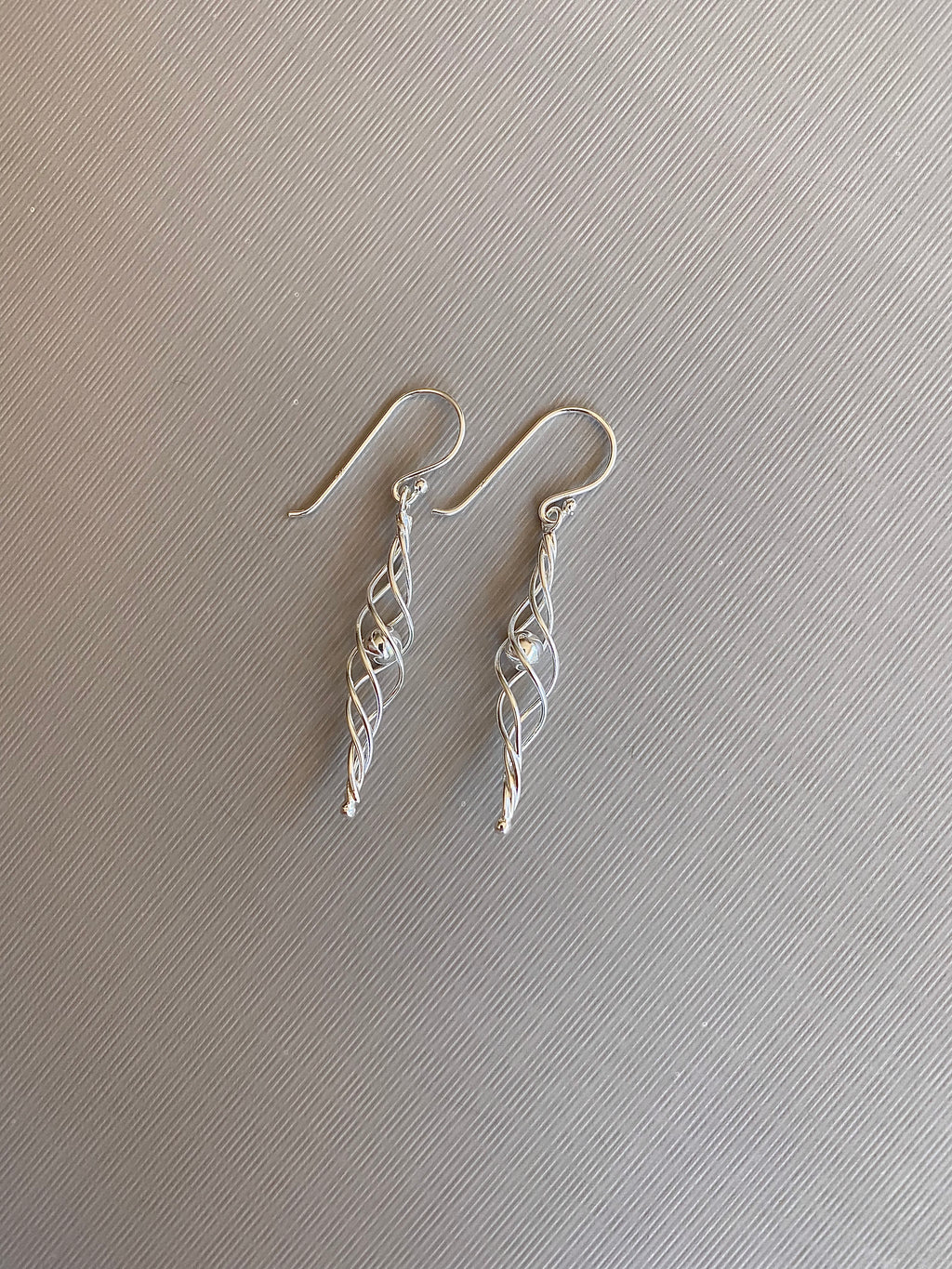 Twisted Bar Earrings