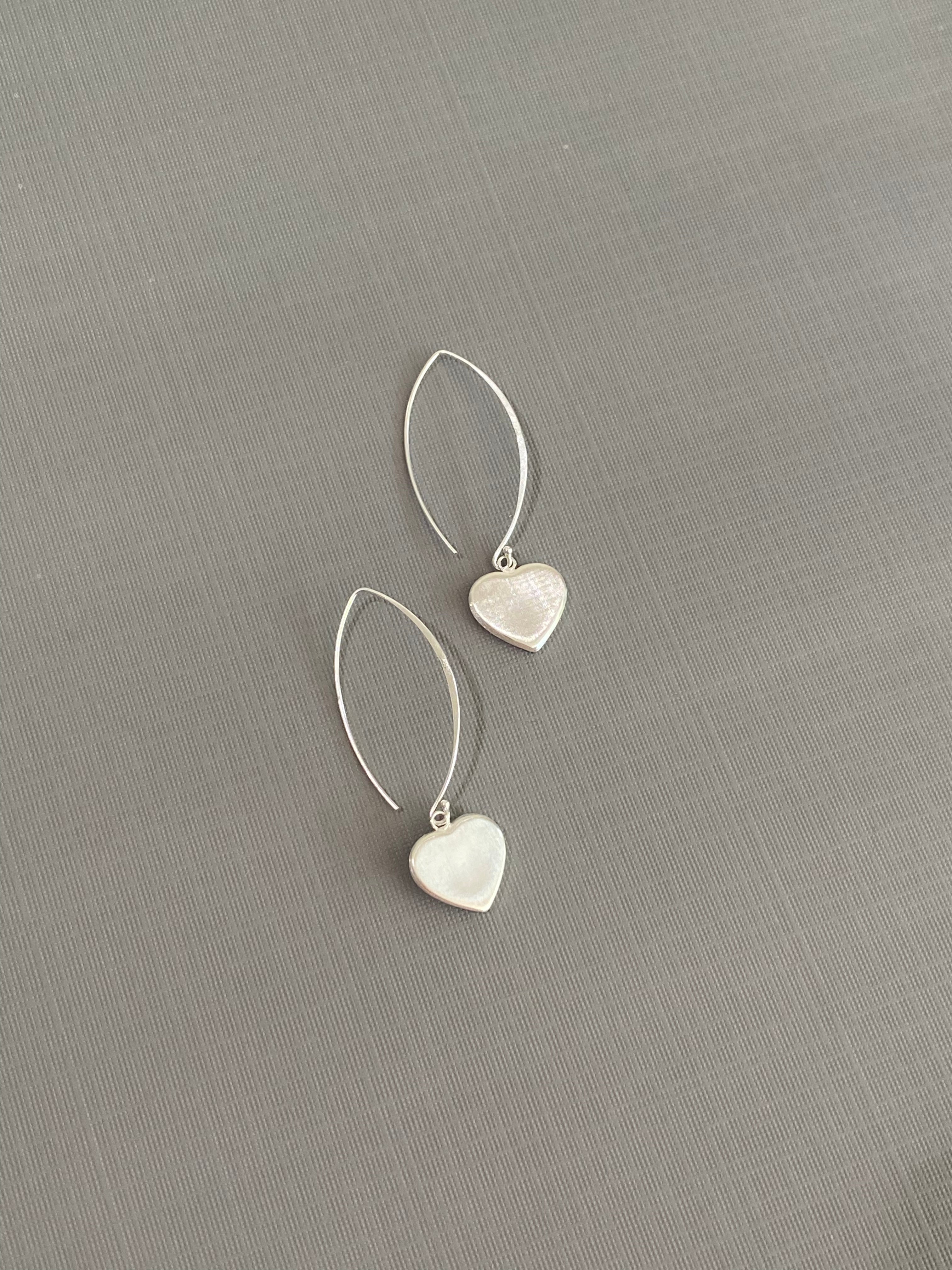 Heart Drop Earrings