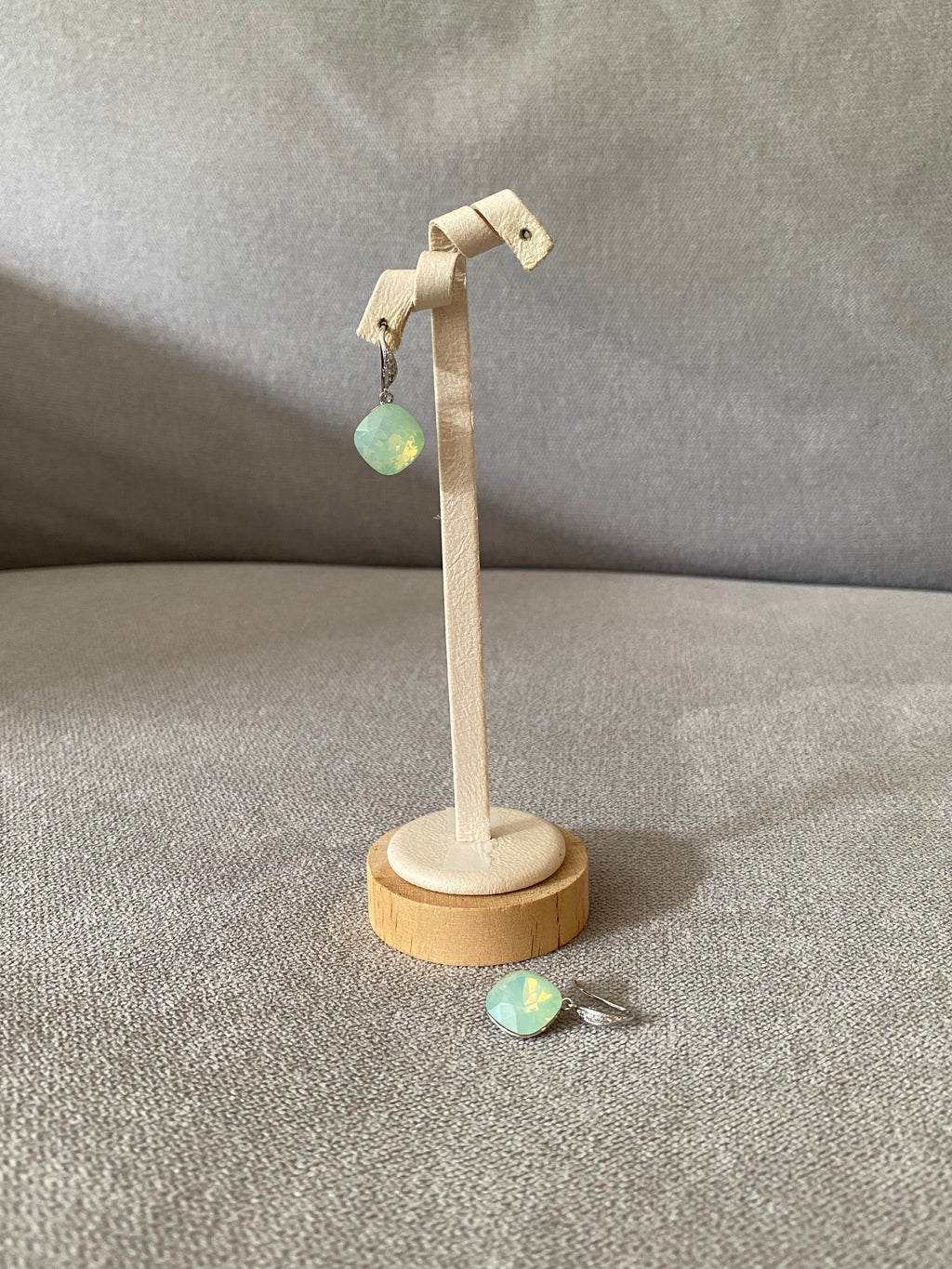 Swarovski Cushion Drop Earrings (5 colours)