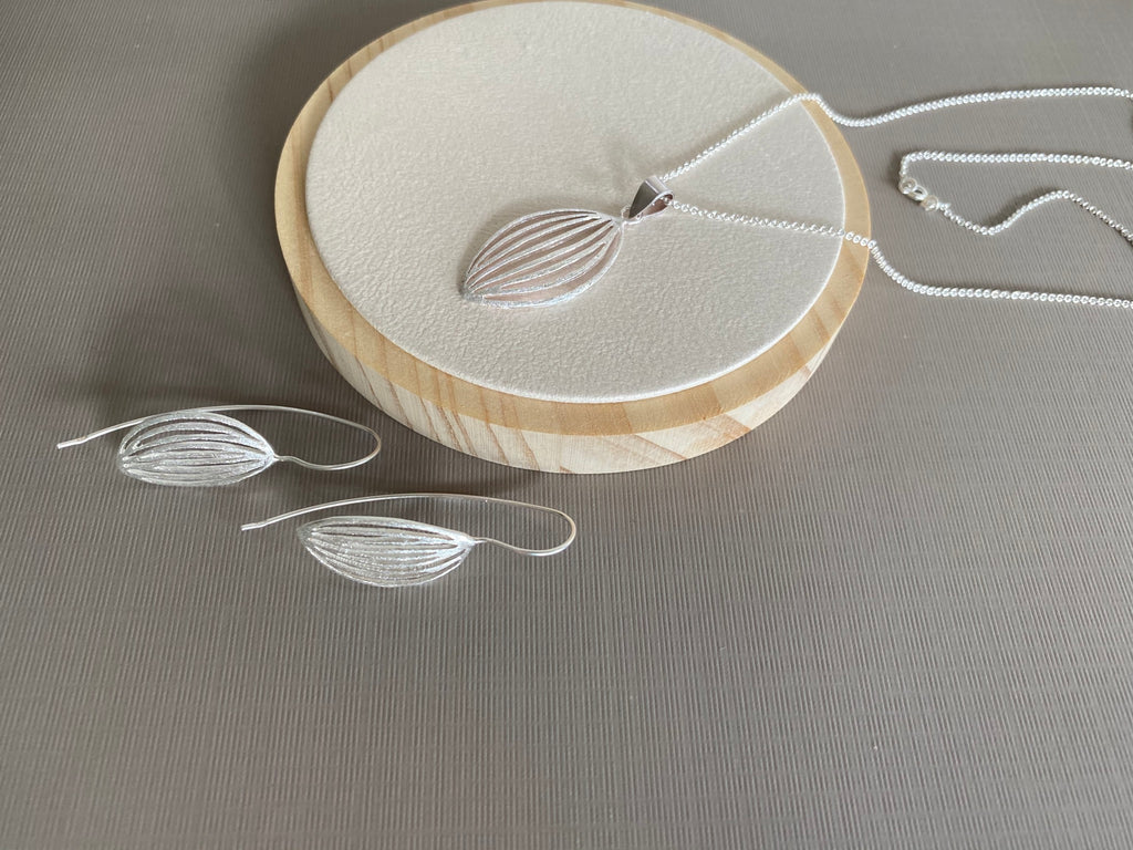 Silver Leaf Earrings