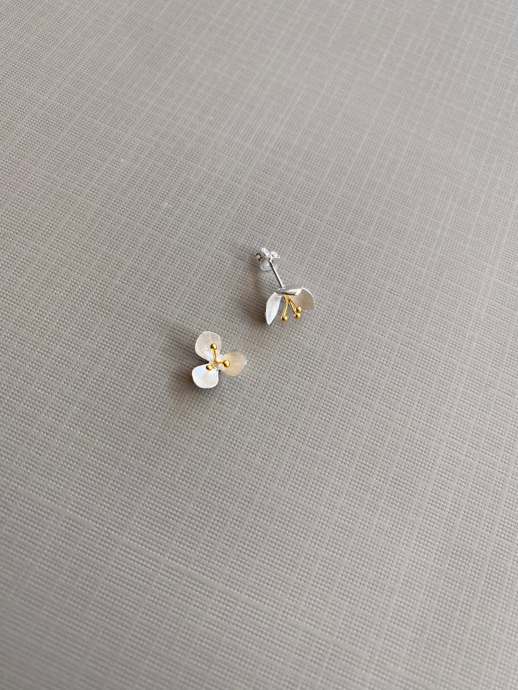 Matte Flower Stud Earrings