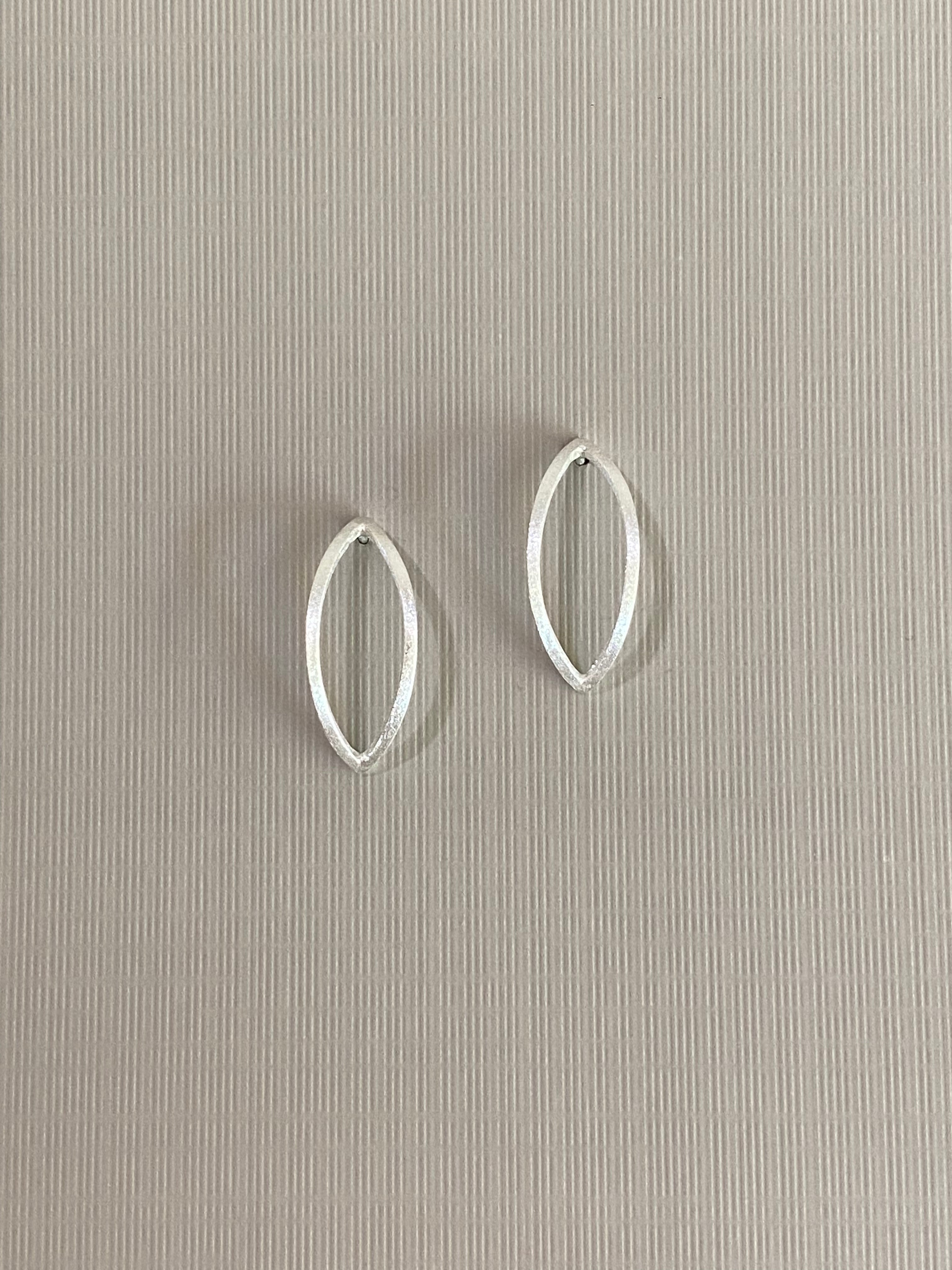 Elliptical Hoop Earrings