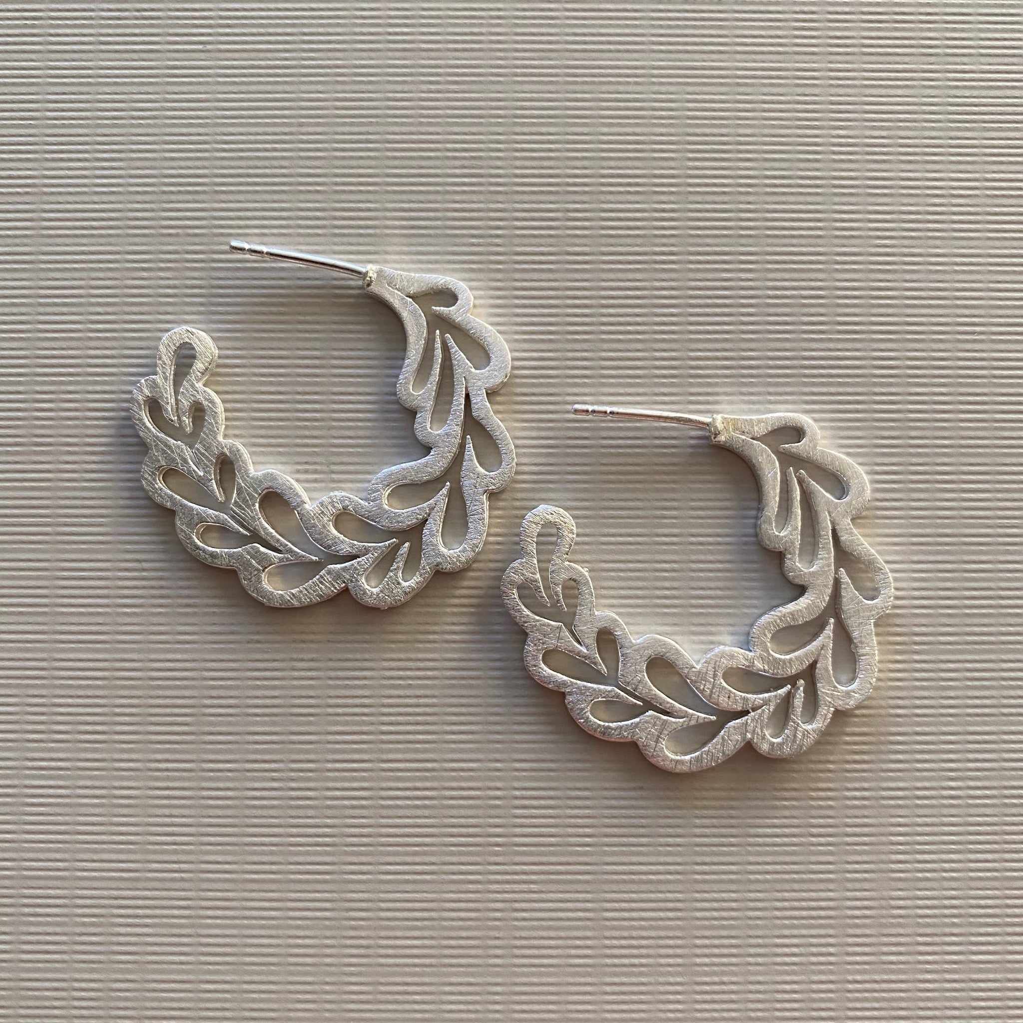 Circular Fern Hoops