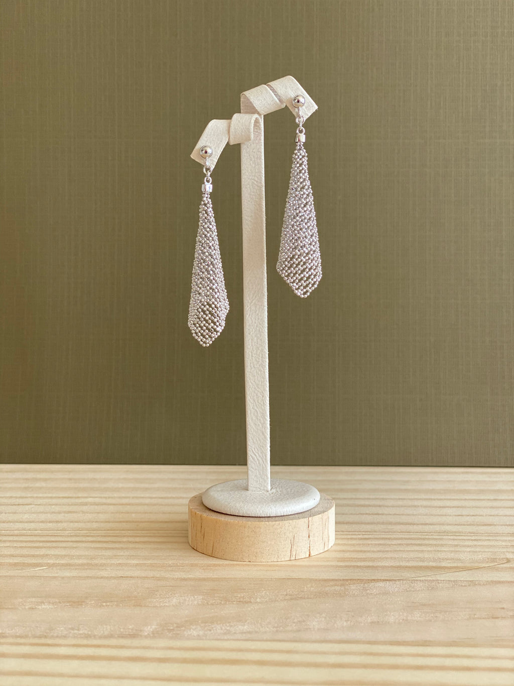 Long Leaf Drape Earrings