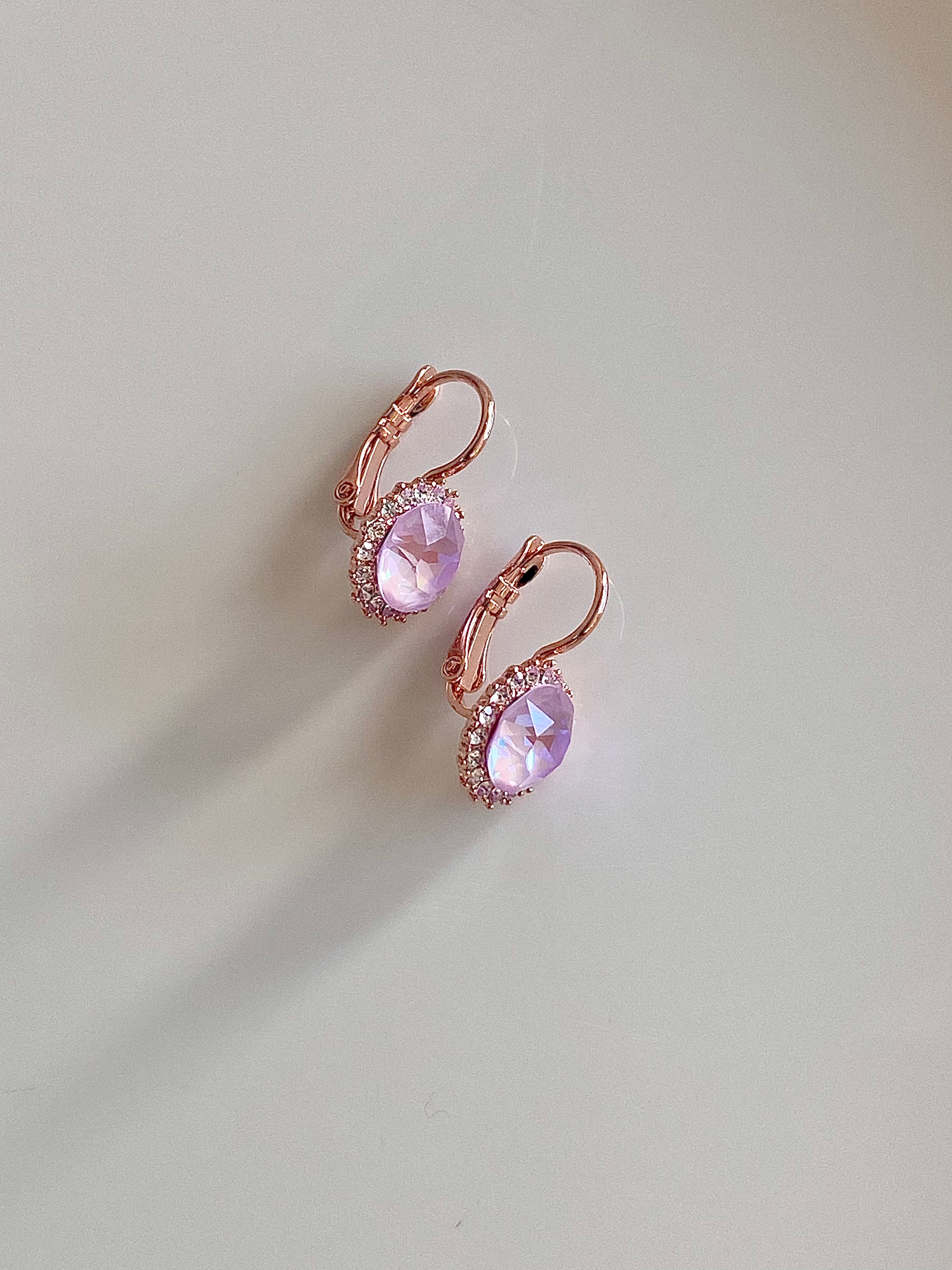 Swarovski Round Halo Earrings