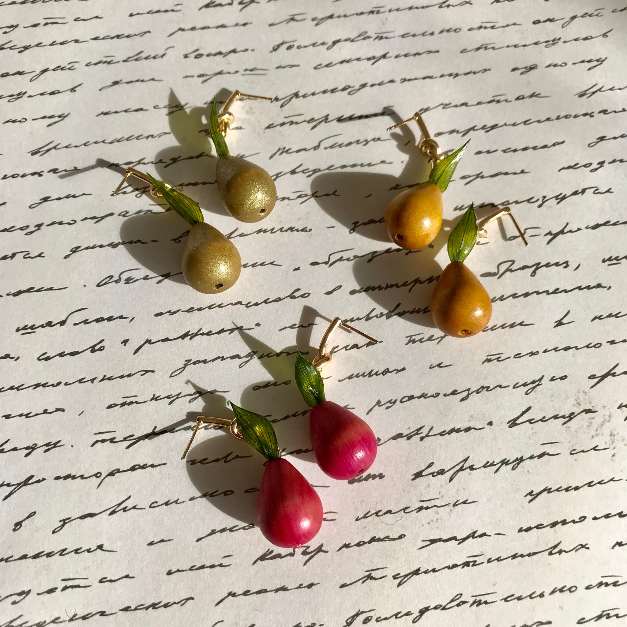 Pear Earrings