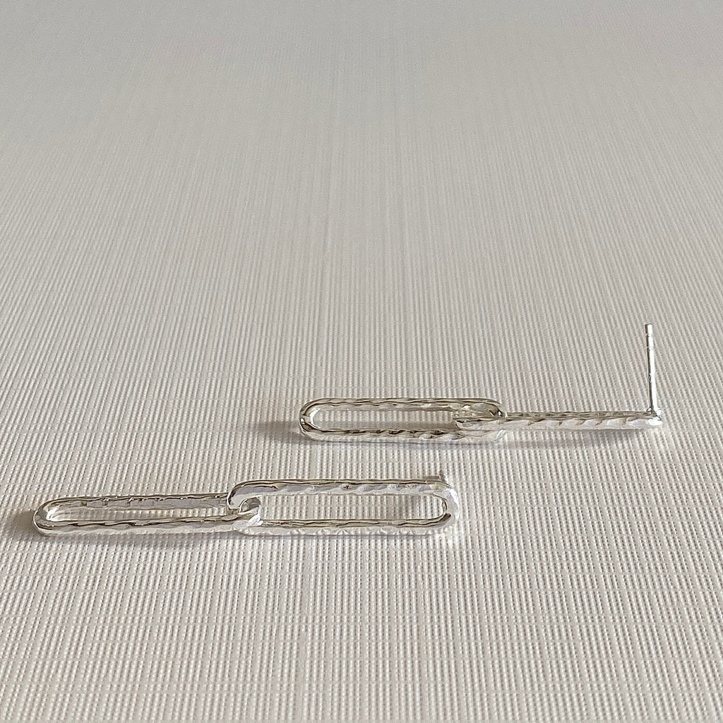 Interlocked Chain Earrings