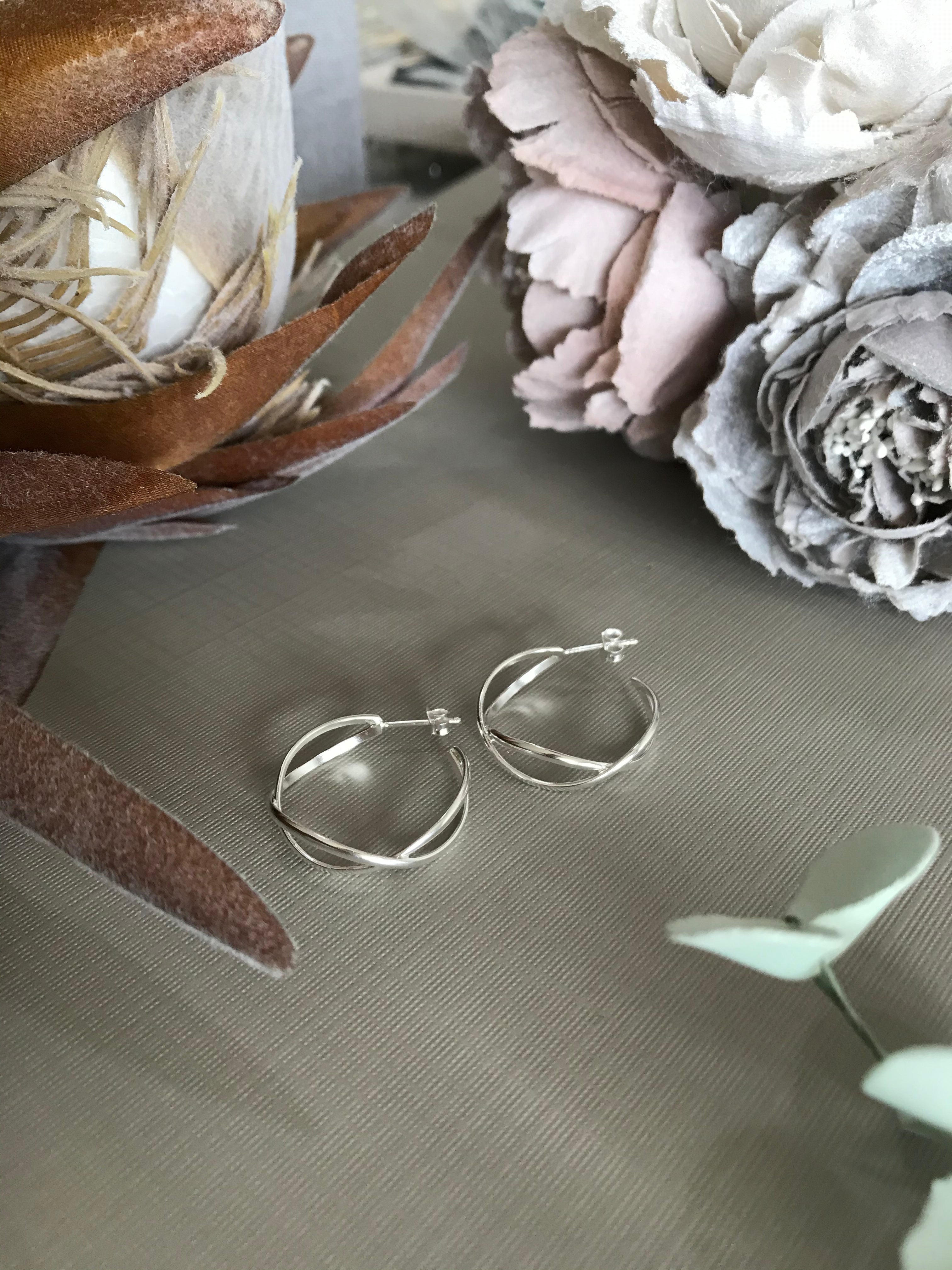 Circular Hoops Earrings