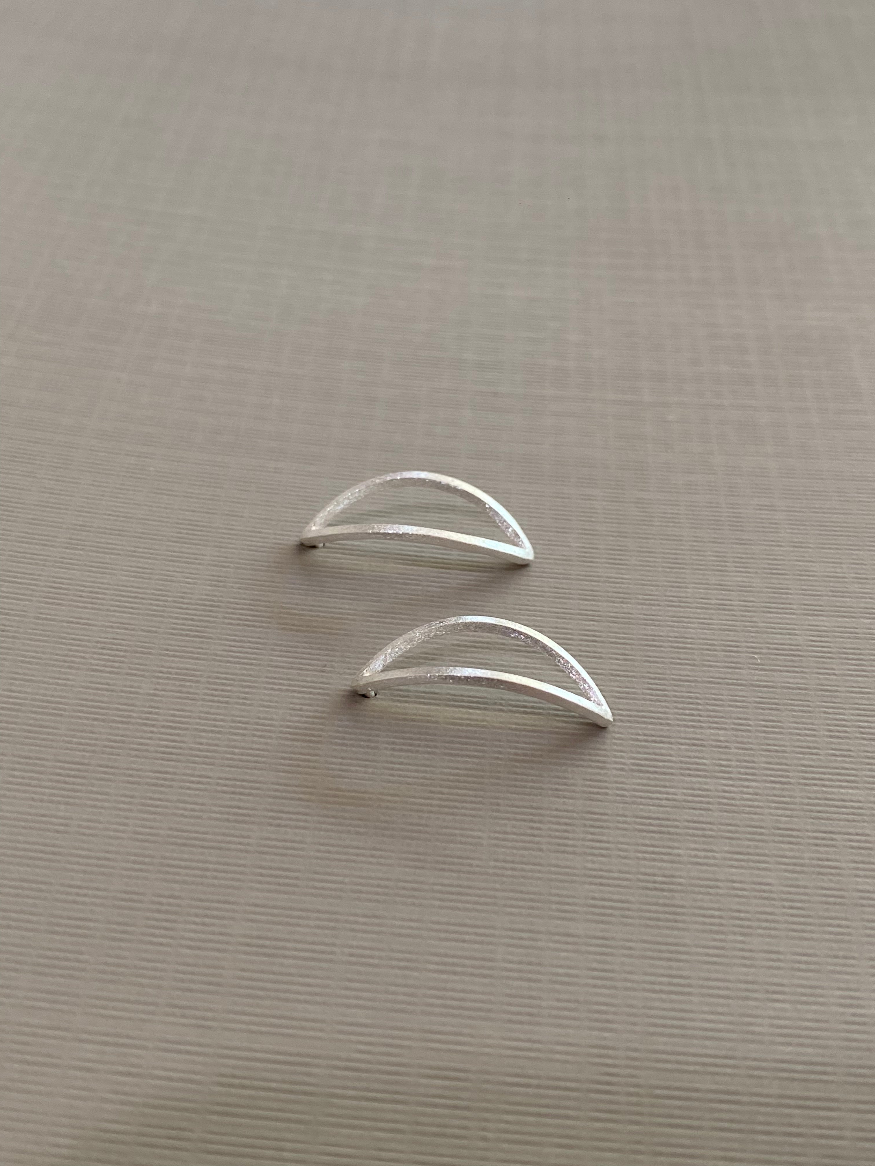 Elliptical Hoop Earrings