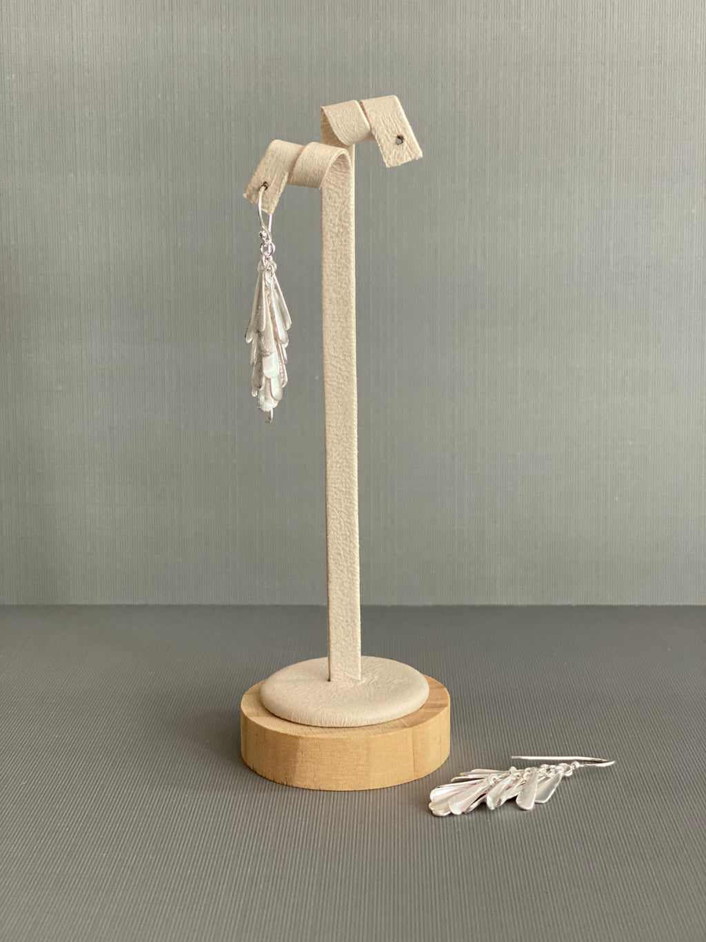 Matte Petal Drop Earrings