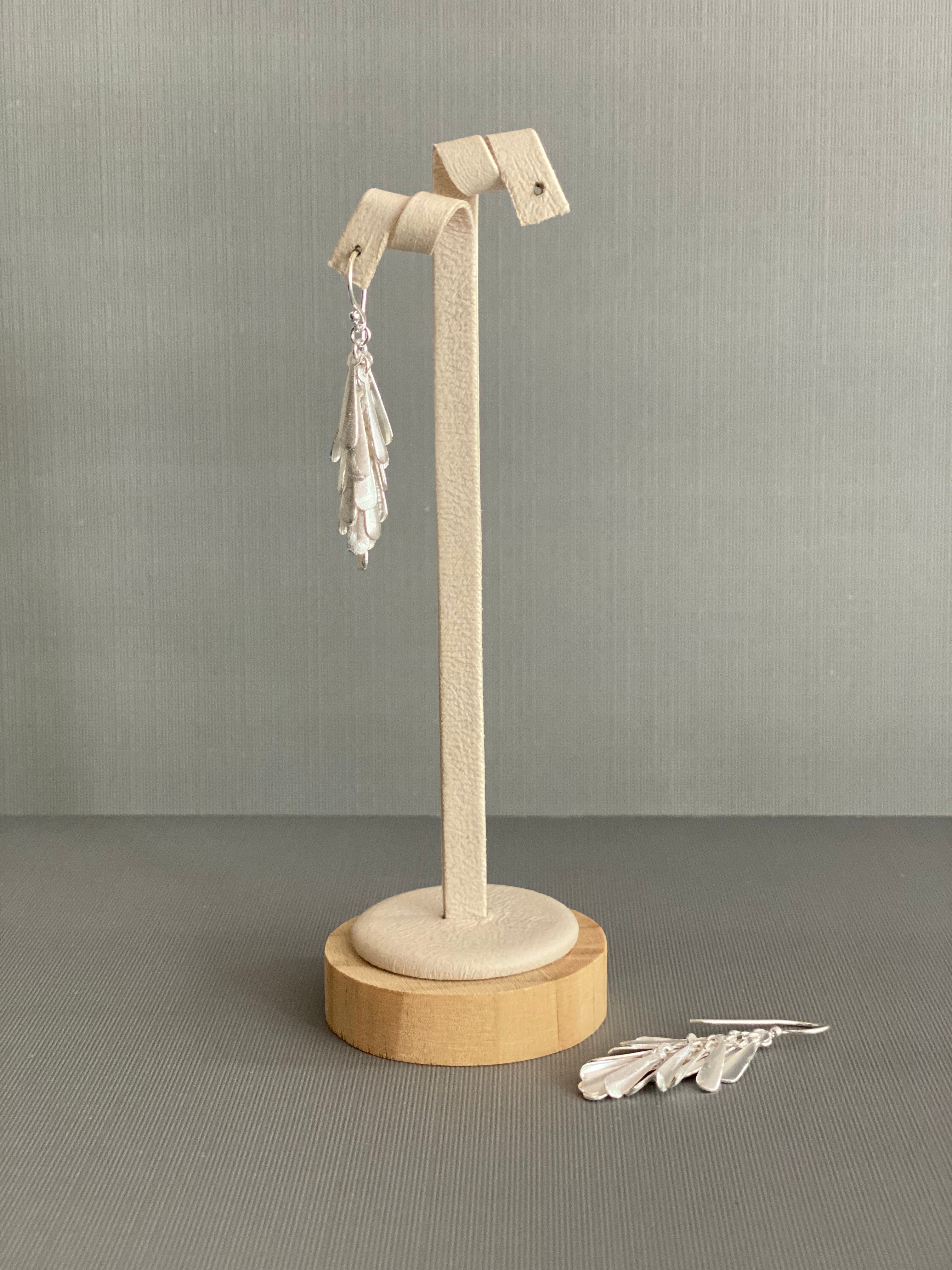 Matte Petal Drop Earrings