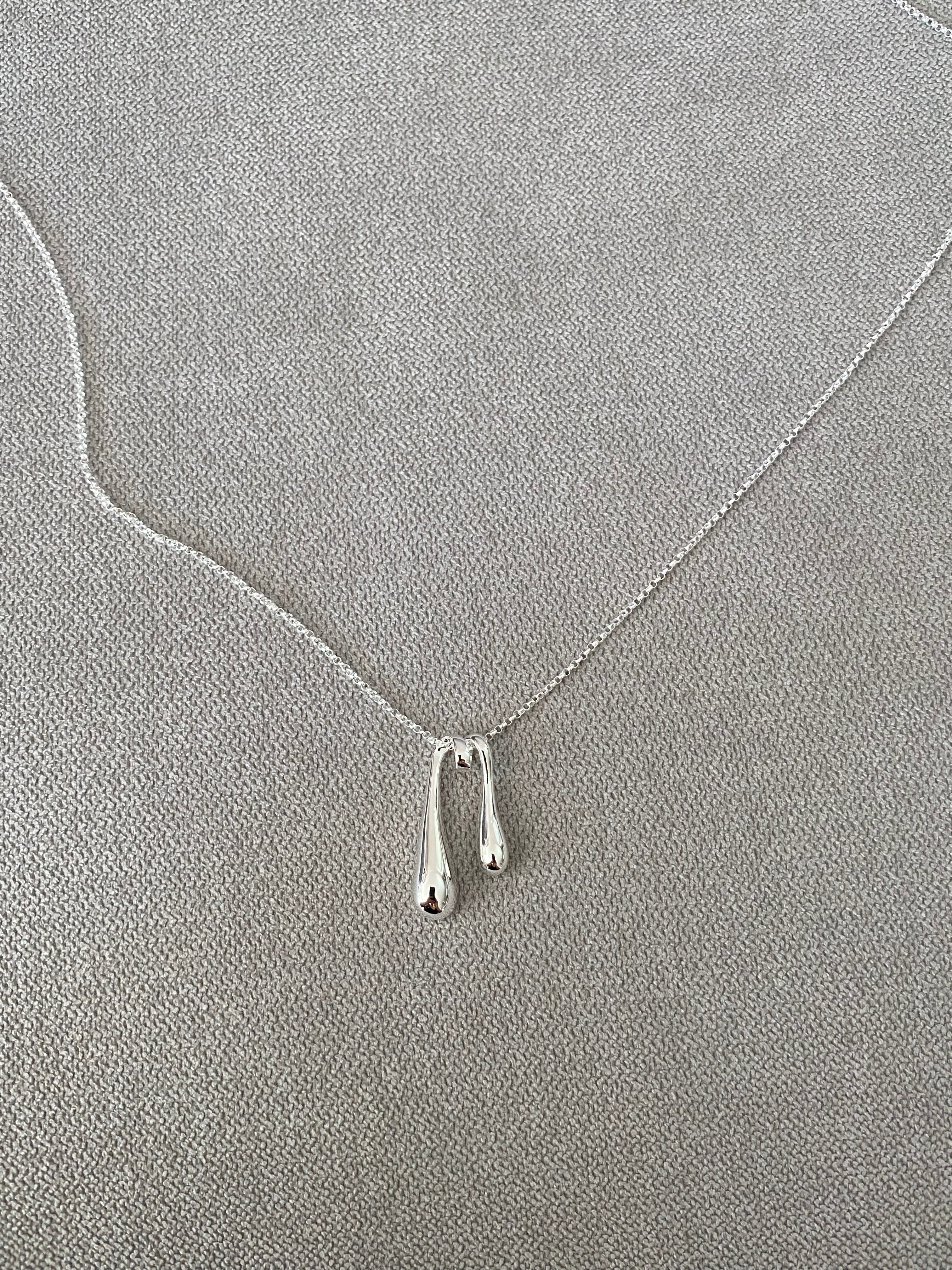 Twin Drop Necklace