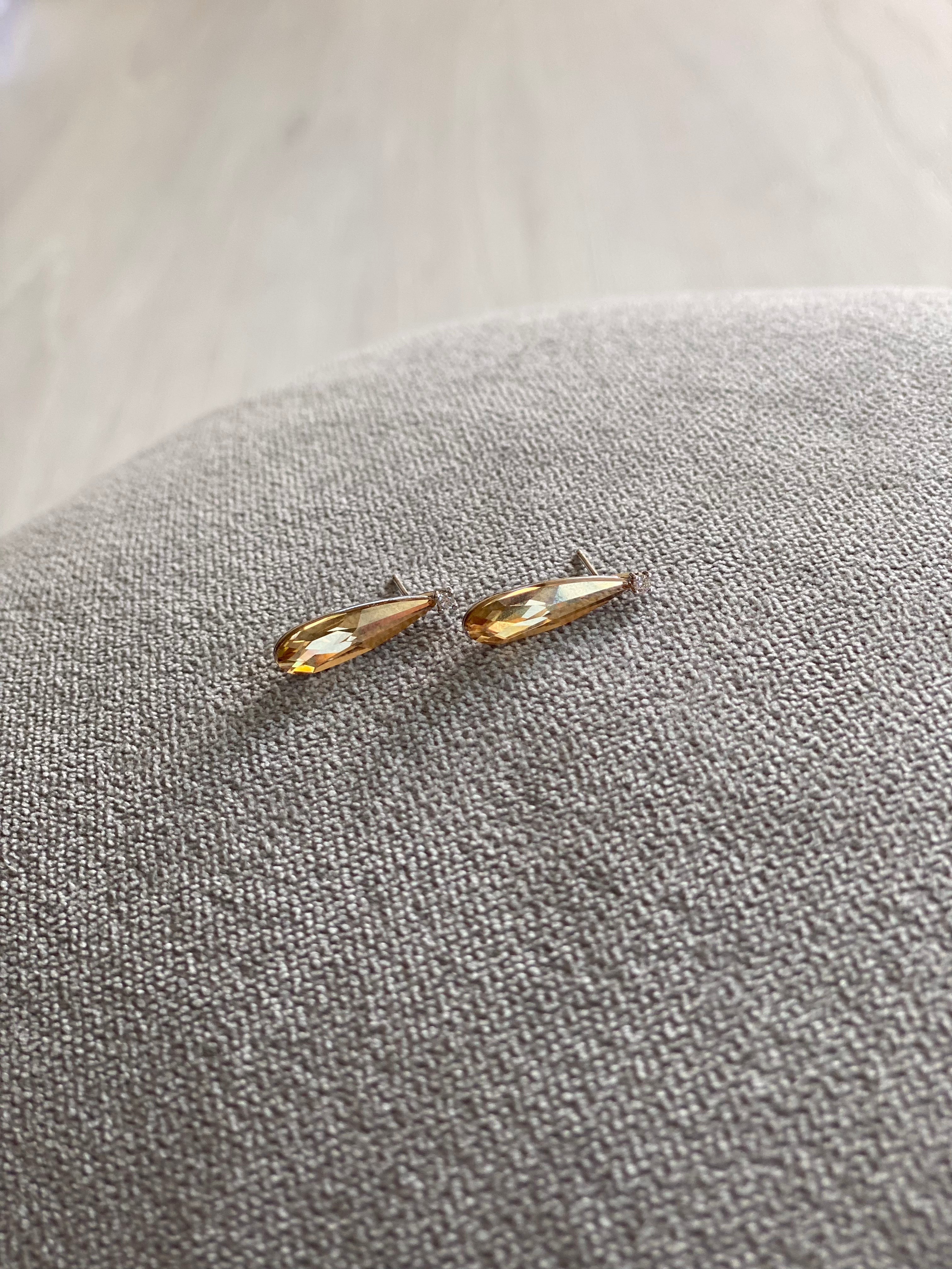 Swarovski Teardrop Earrings (3 colours)