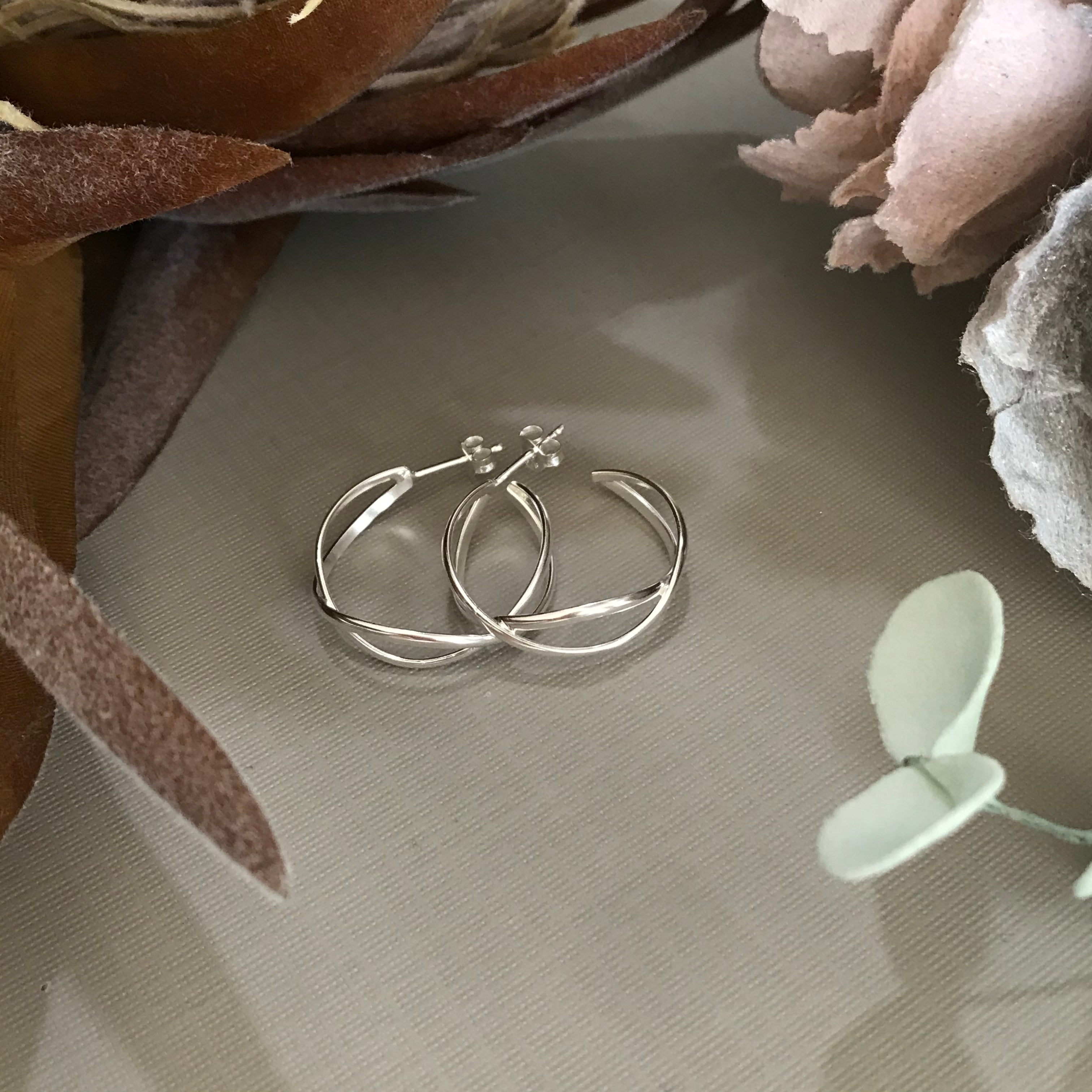 Circular Hoops Earrings