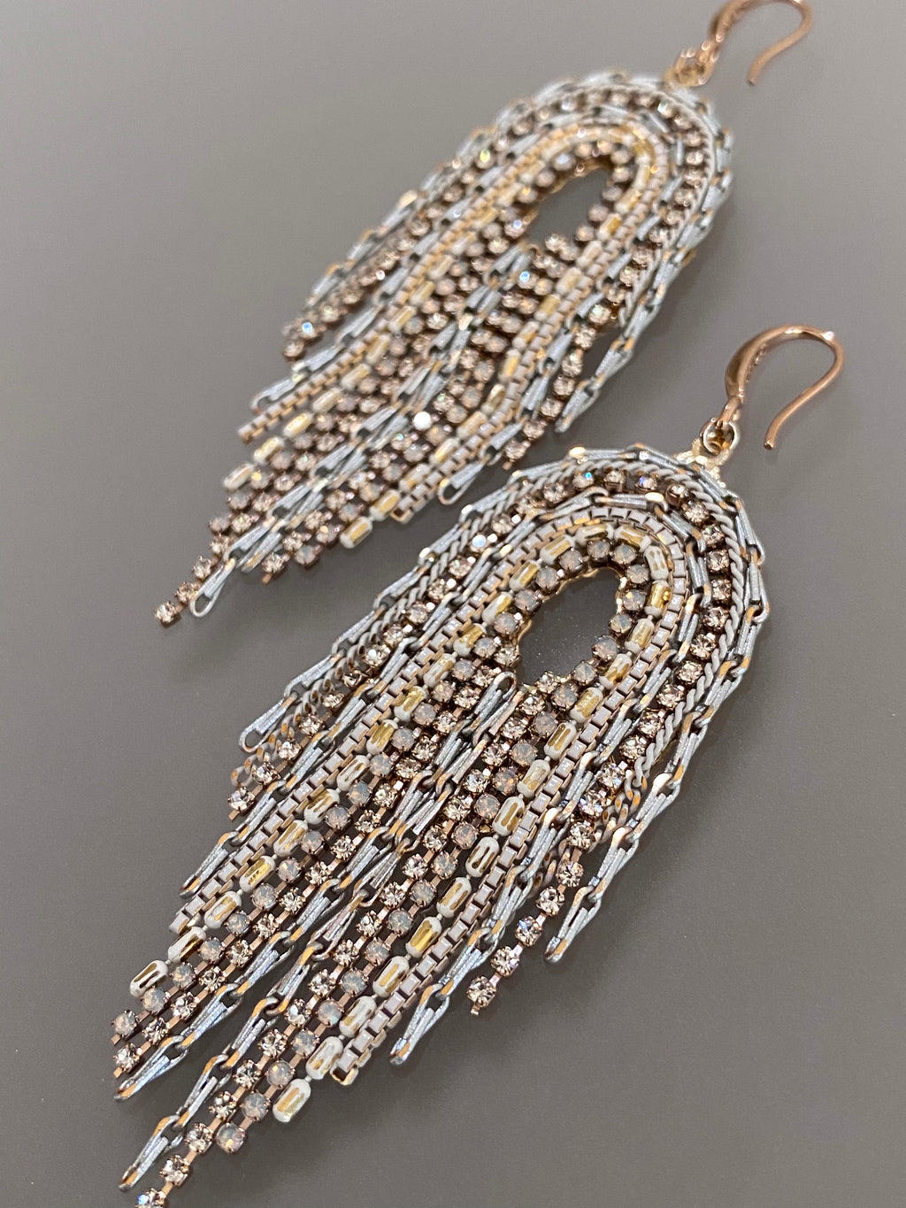 Waterfall Fringe Drop Earrings