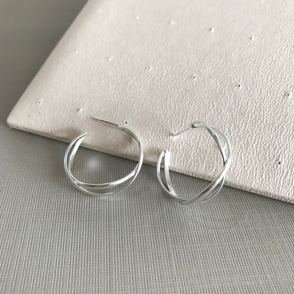 Circular Hoops Earrings