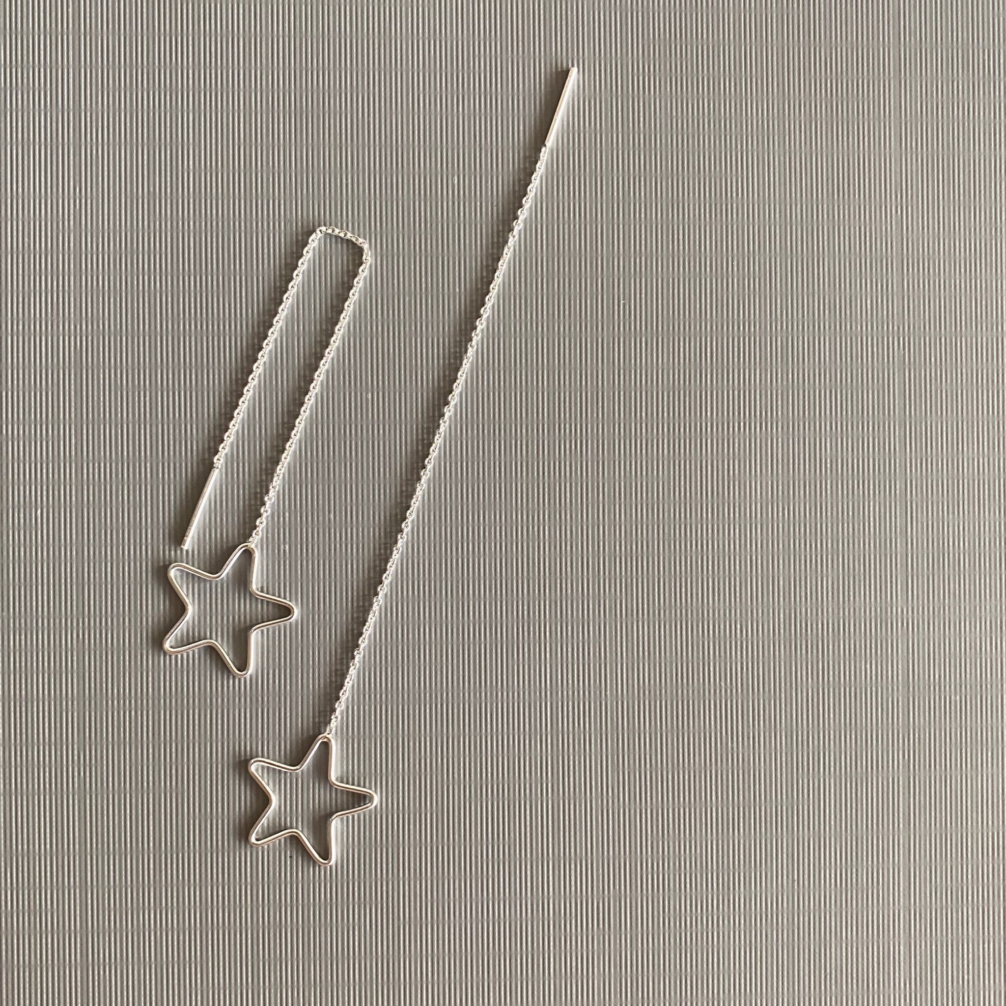 Star Threader Earrings