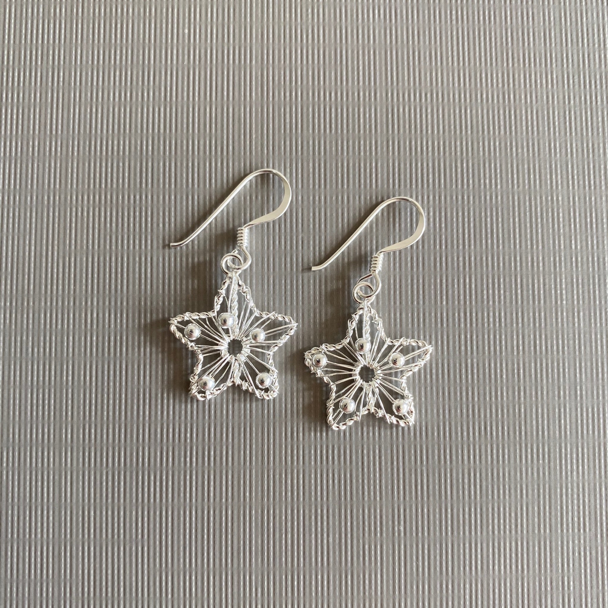 Open Star Earrings