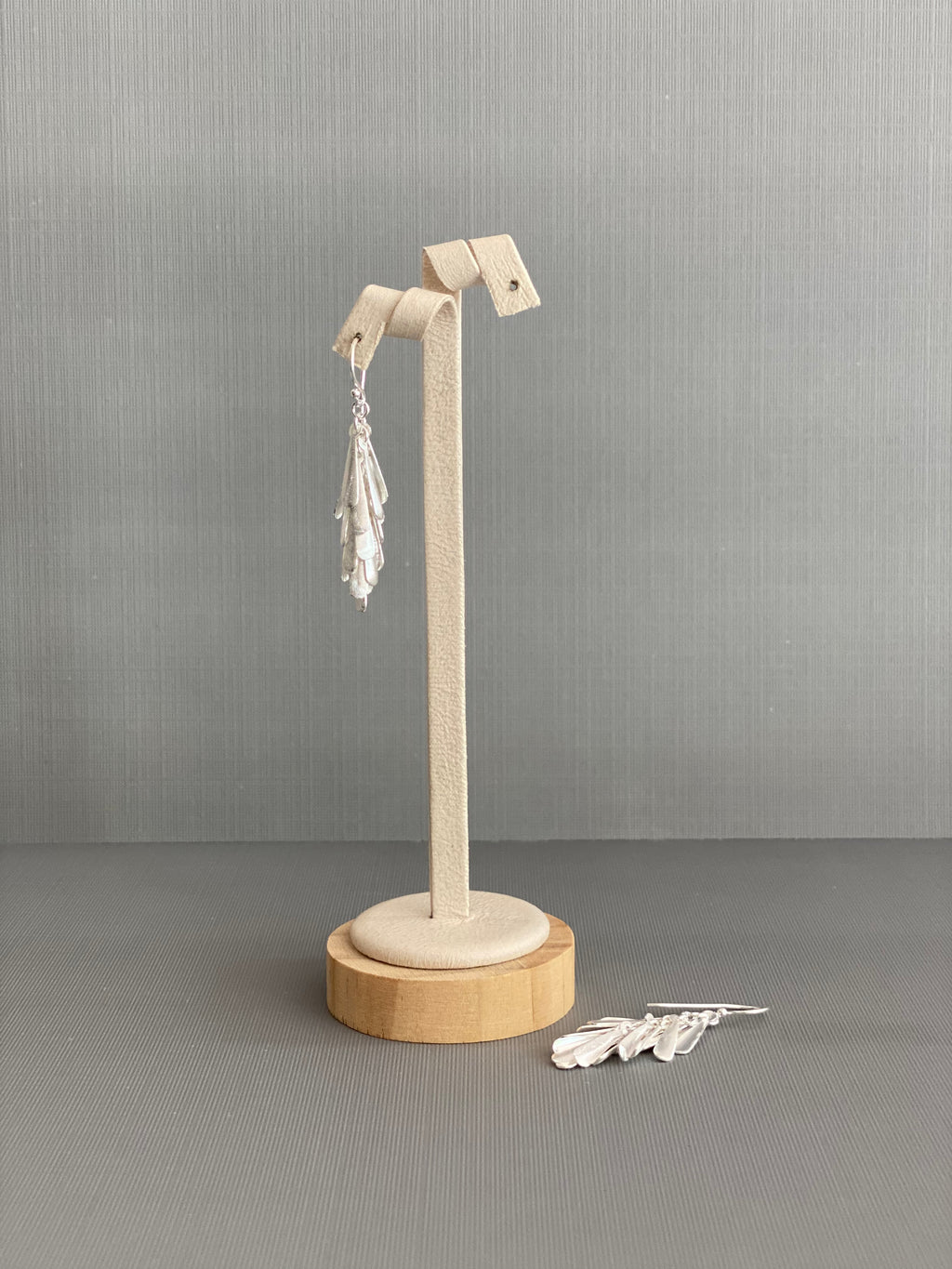 Matte Petal Drop Earrings