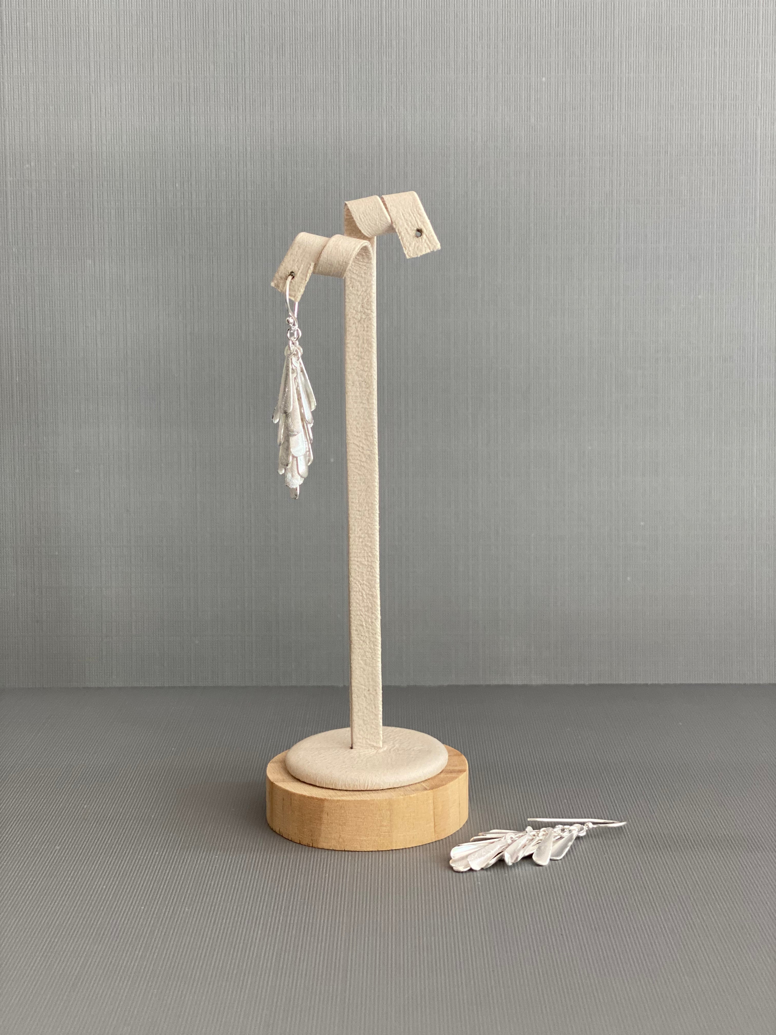 Matte Petal Drop Earrings