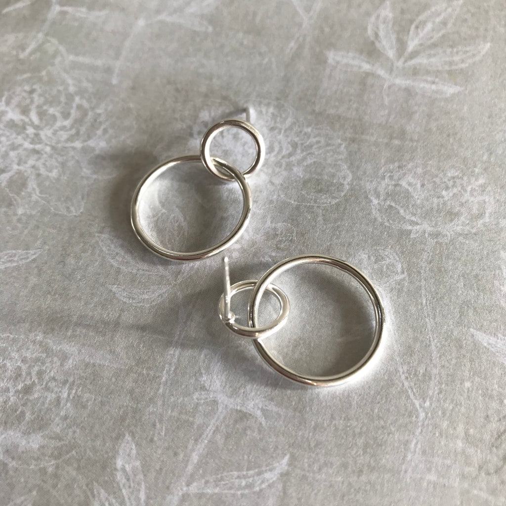 Double Circle Earrings