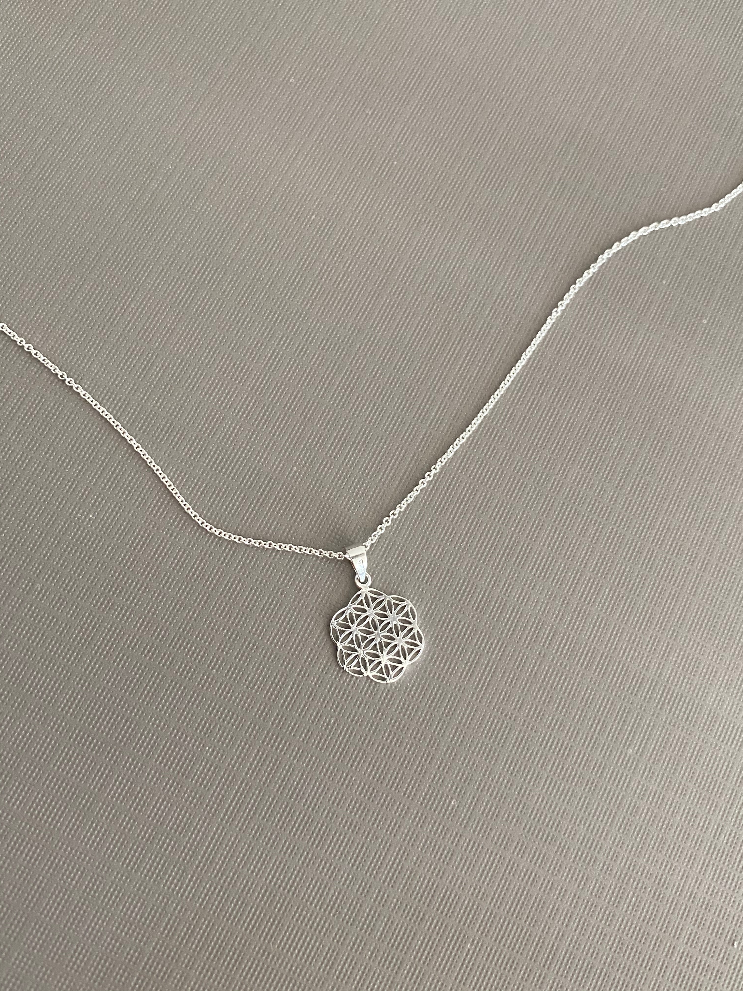 Silver Geometry Necklace