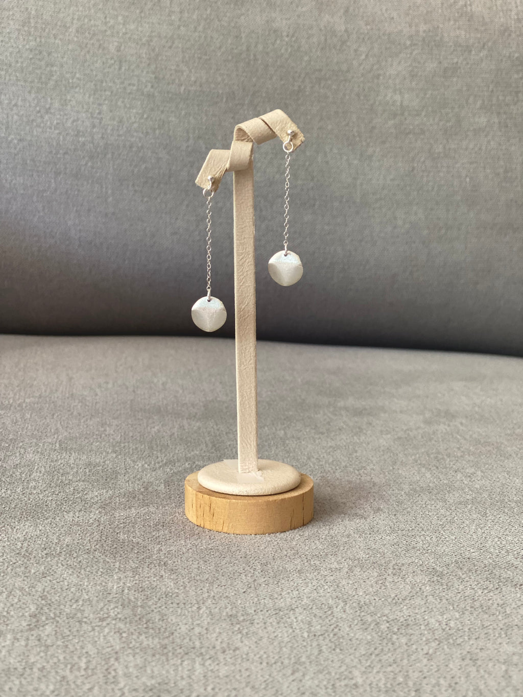 Matte Sphere Dangle Earrings