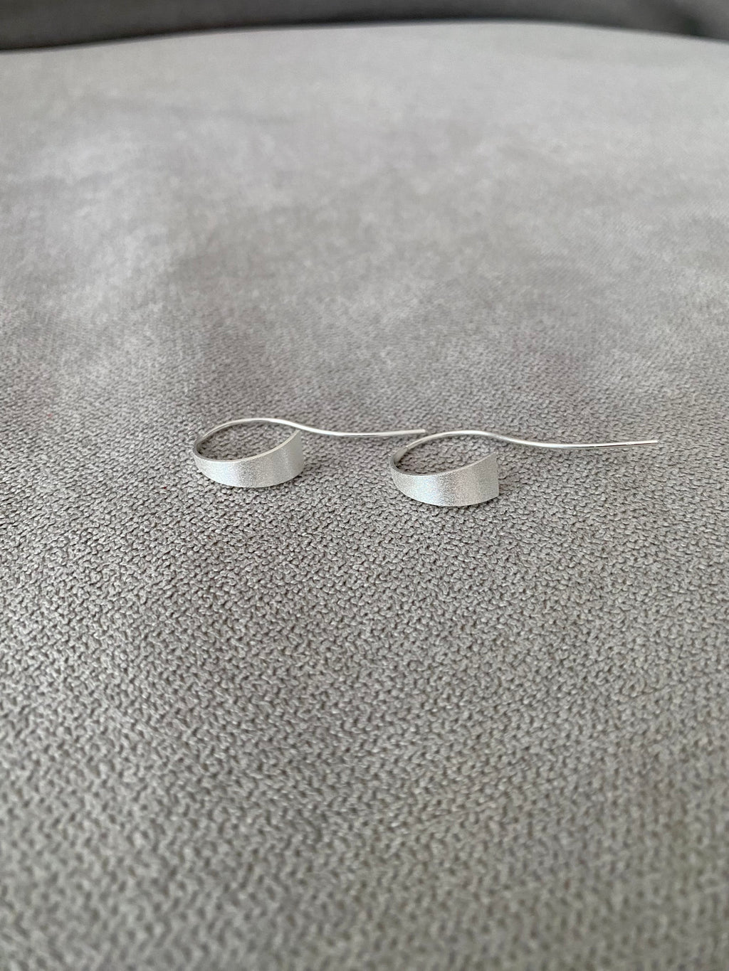 Silver Curl Earrings