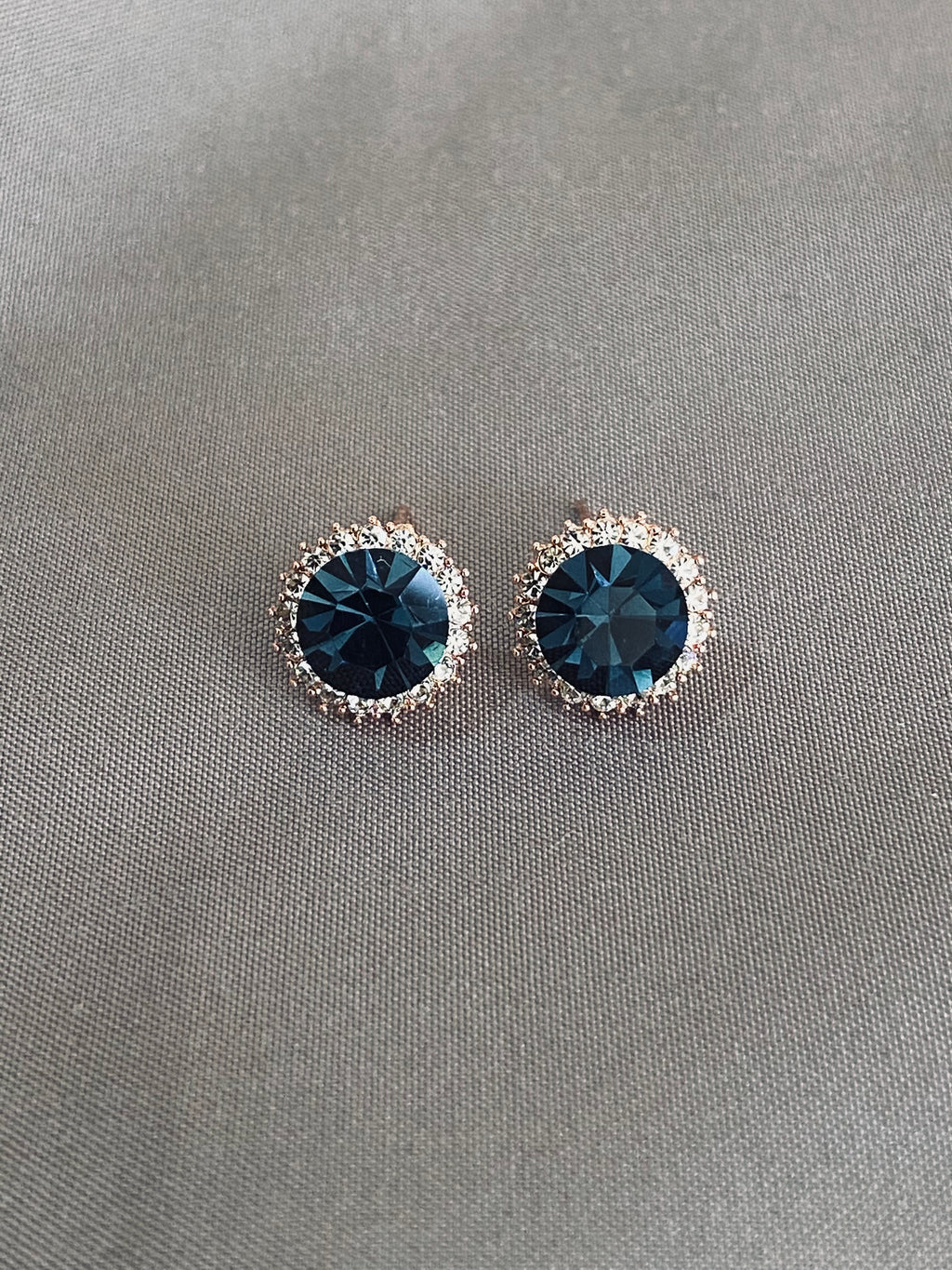 Swarovski Classic Halo Stud Earrings - 15mm (3 colours)