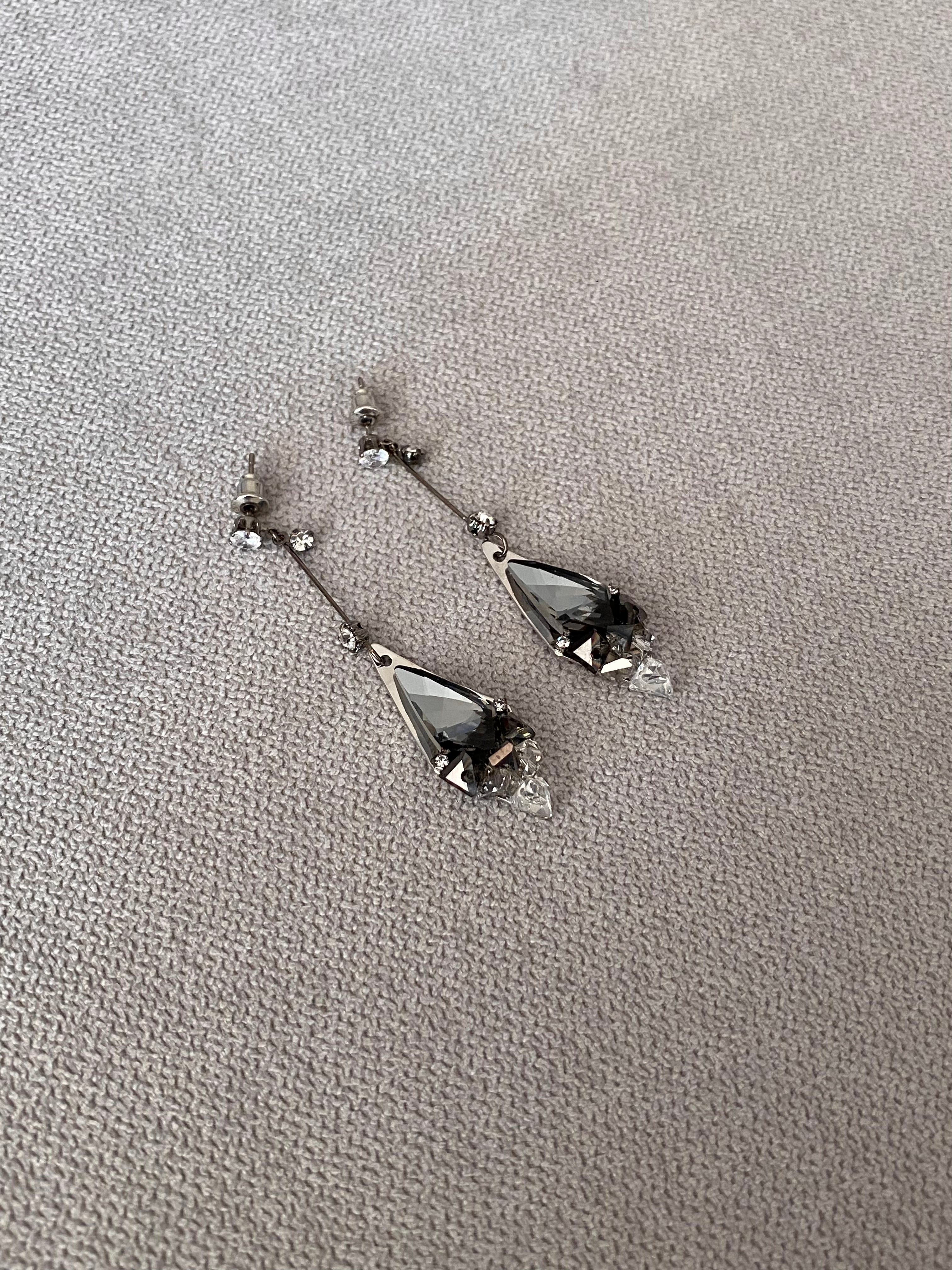 Swarovski Prism Drop Earrings