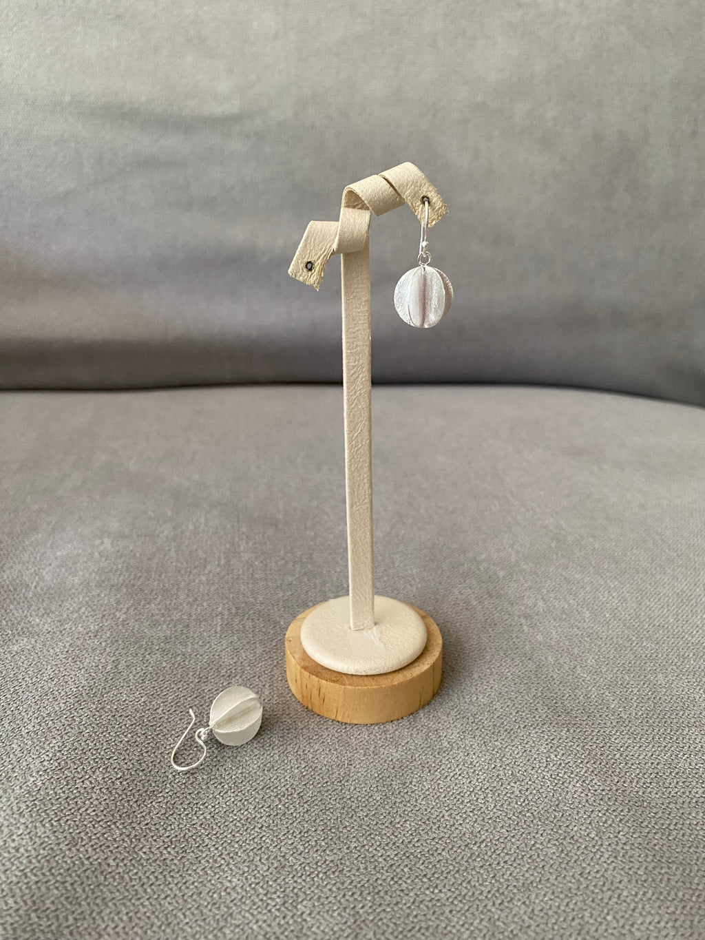 Matte Sphere Drop Earrings