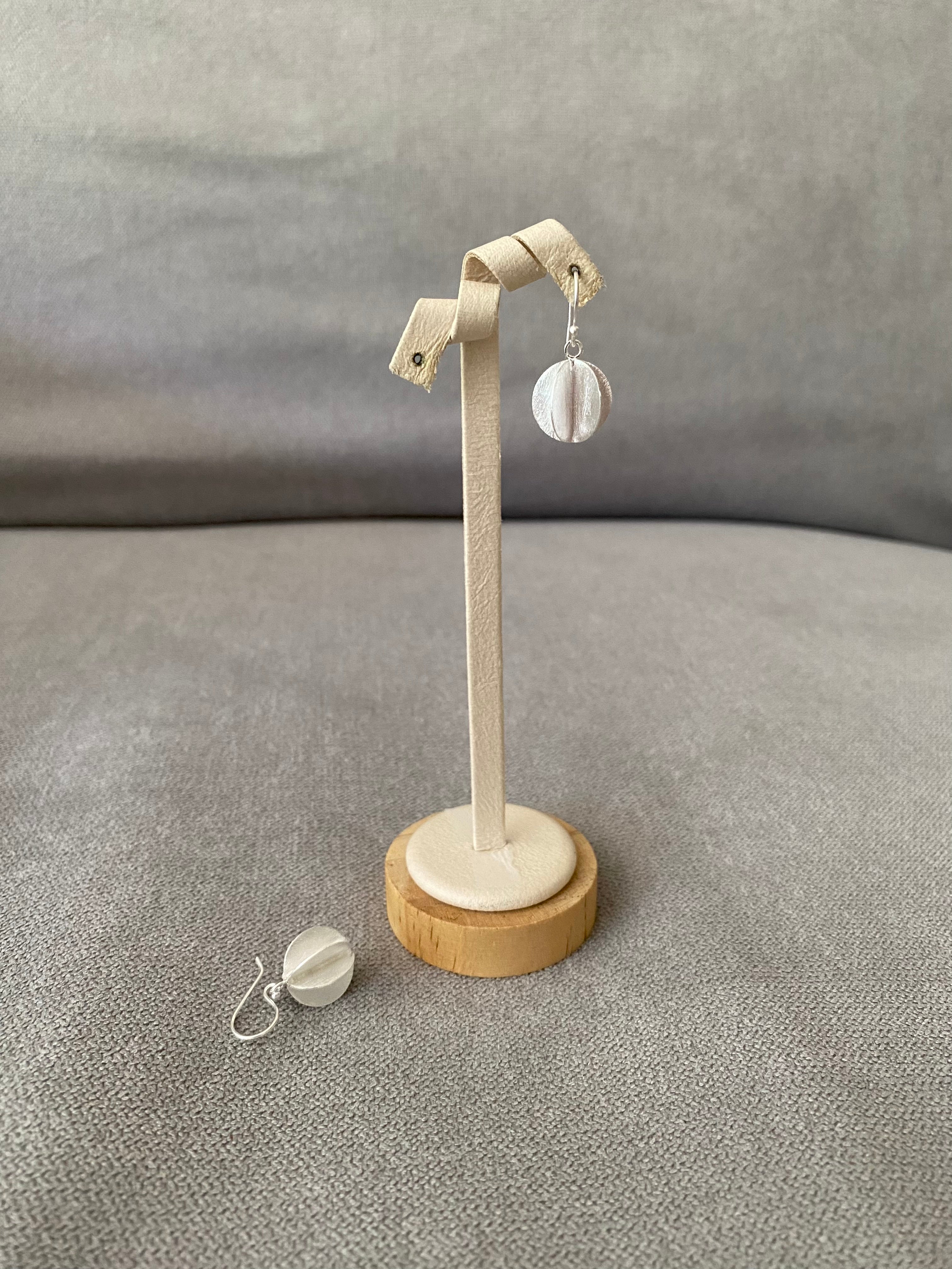 Matte Sphere Drop Earrings