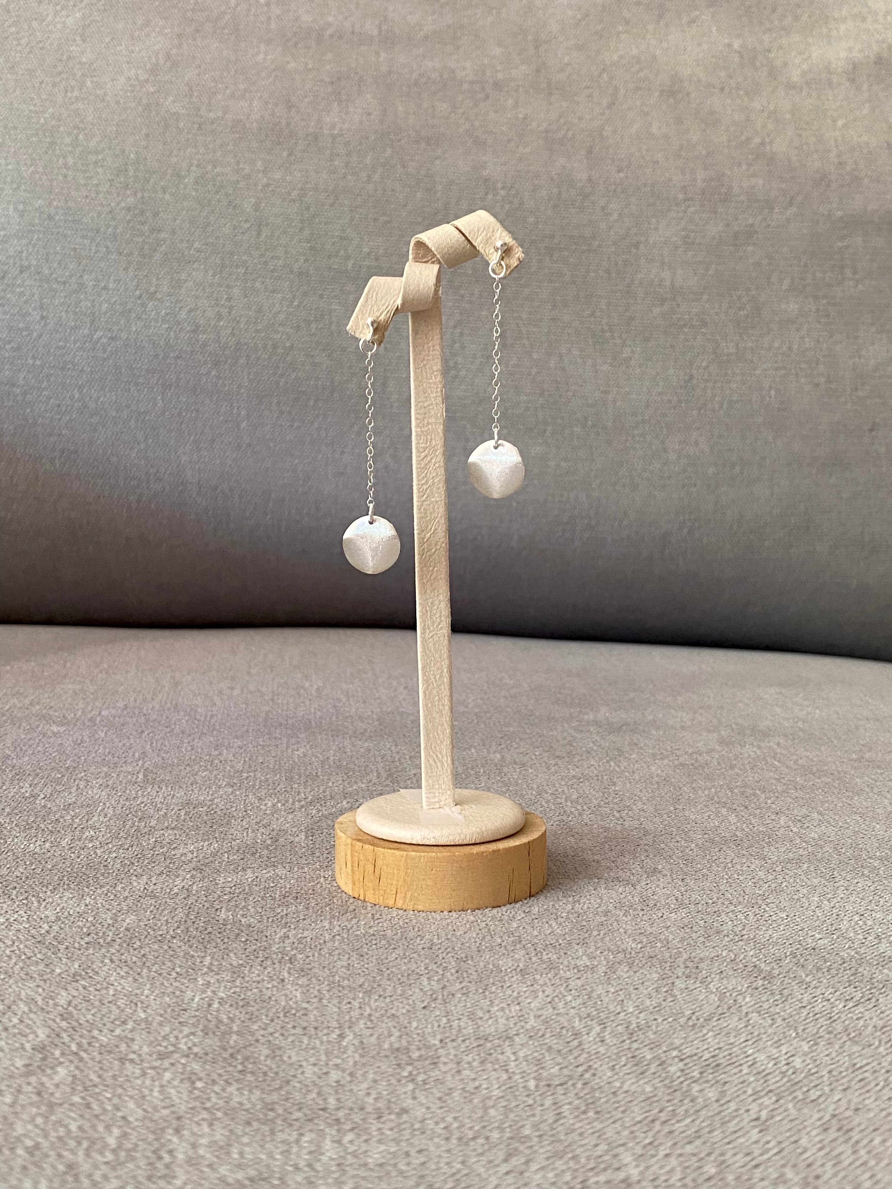 Matte Sphere Dangle Earrings