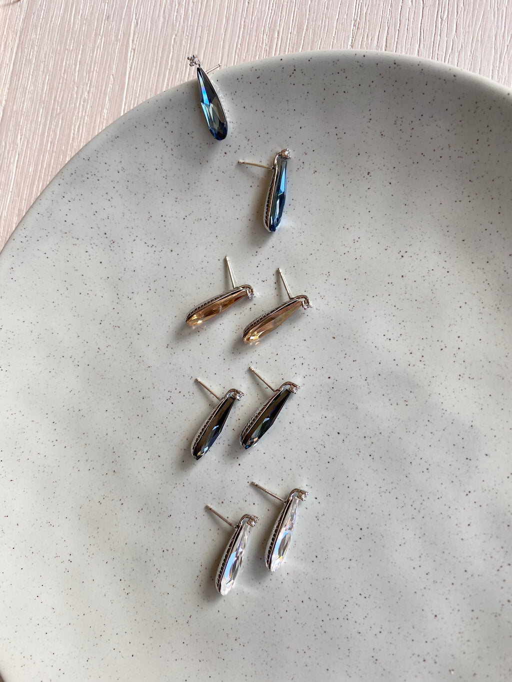 Swarovski Teardrop Earrings (3 colours)